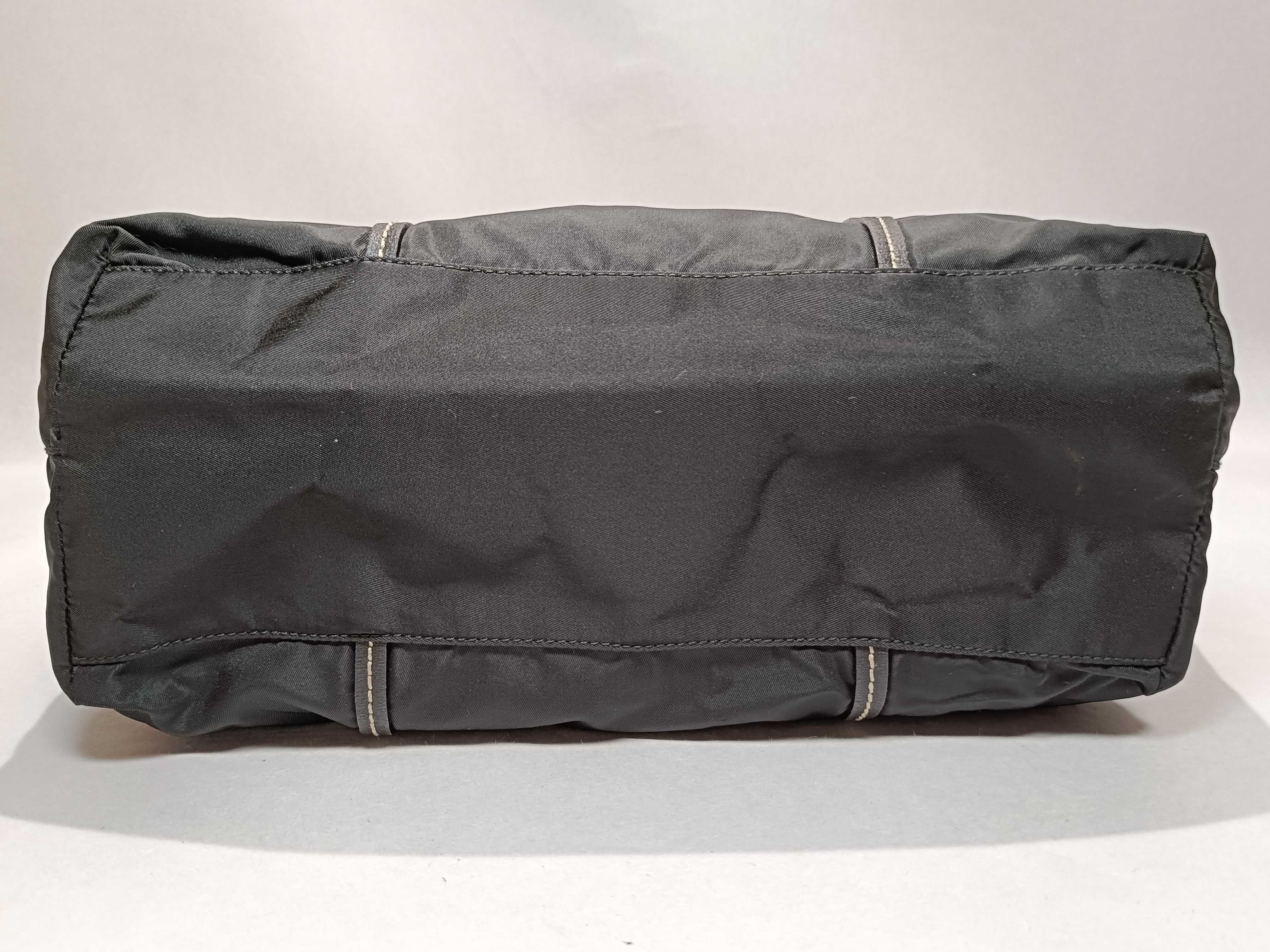 Nylon Tote Bag with Triangle Logo — view 6