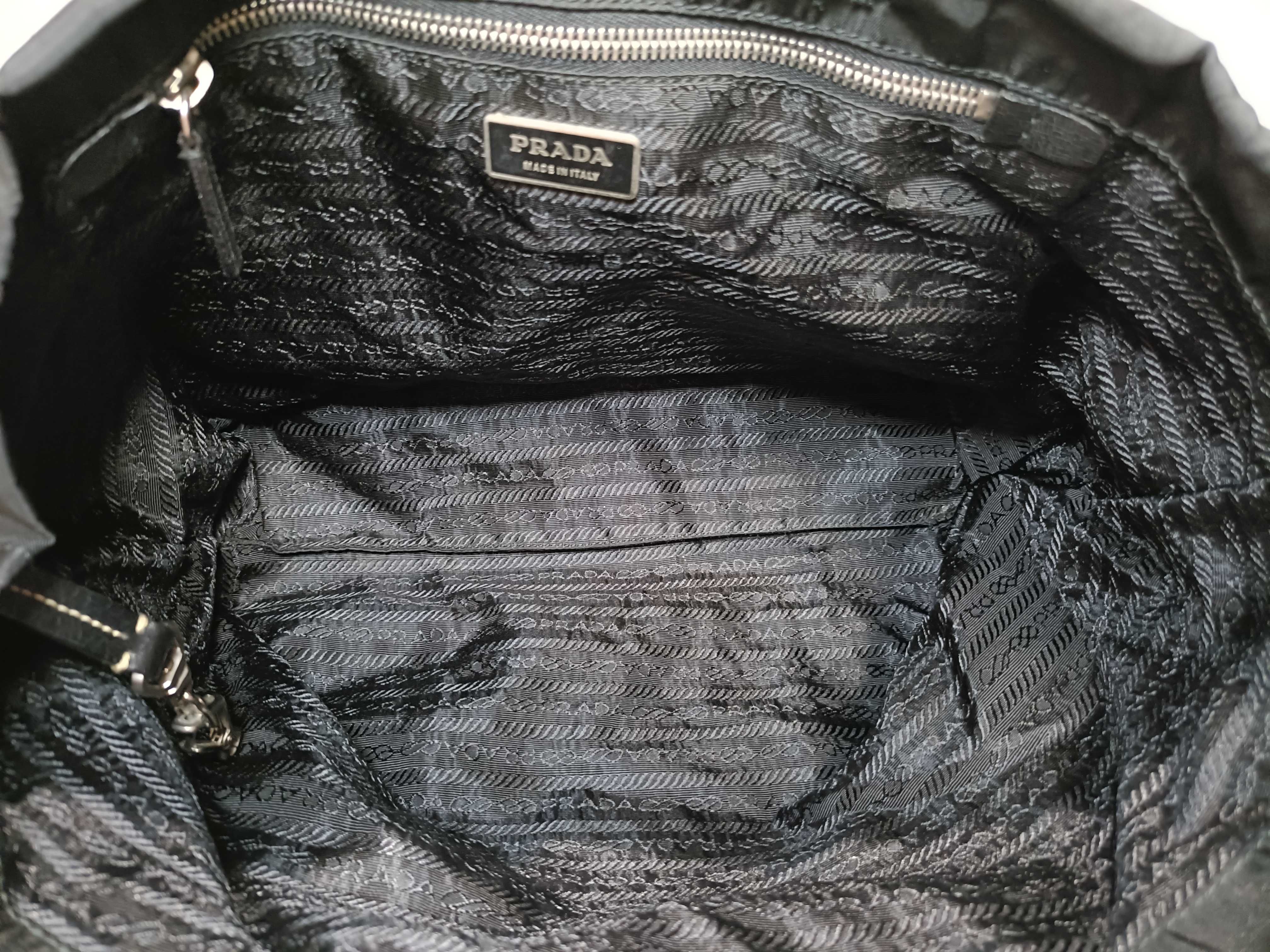 Nylon Tote Bag with Triangle Logo — view 9