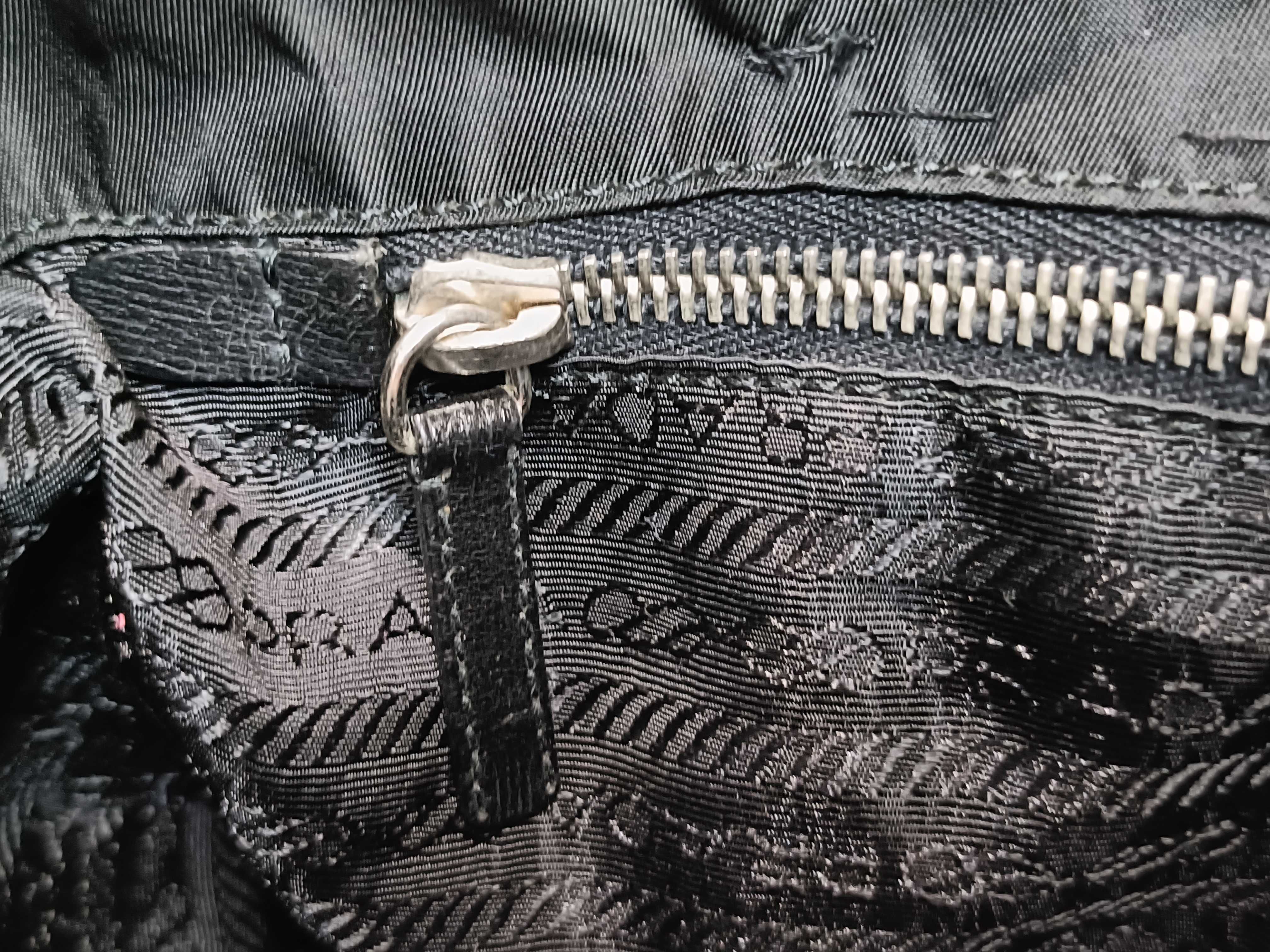 Nylon Tote Bag with Triangle Logo — view 10