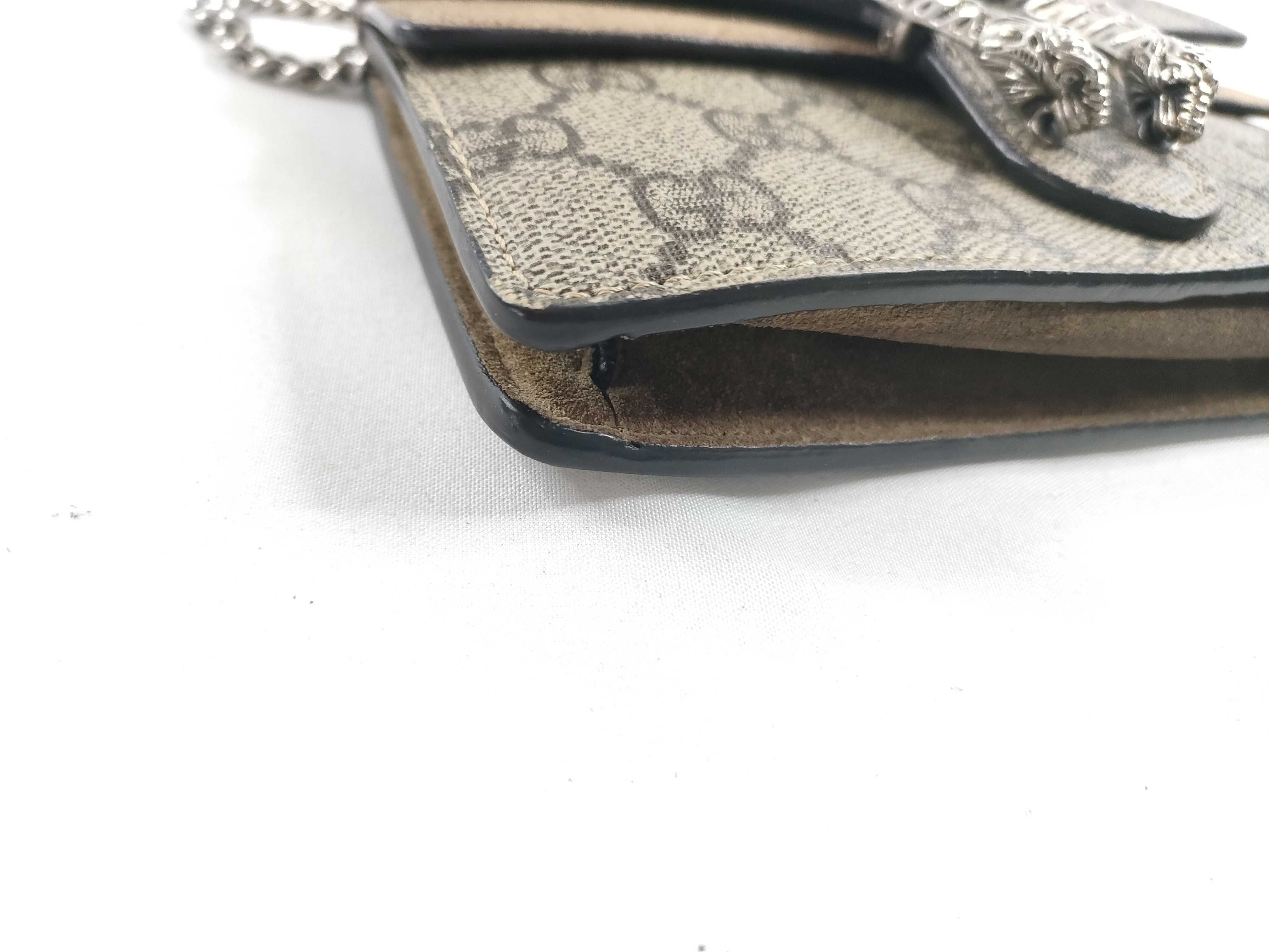 GG Supreme Dionysus Chain Shoulder Bag, GG Supreme Canvas, Beige — view 3