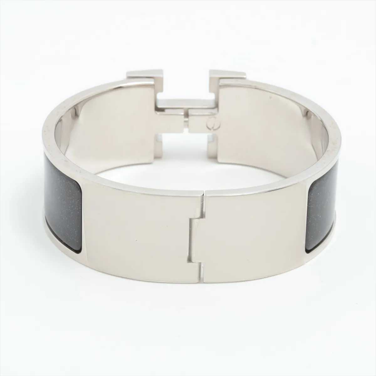 Clic Clac H Large Glitter Bracelet, Metal, — view 2