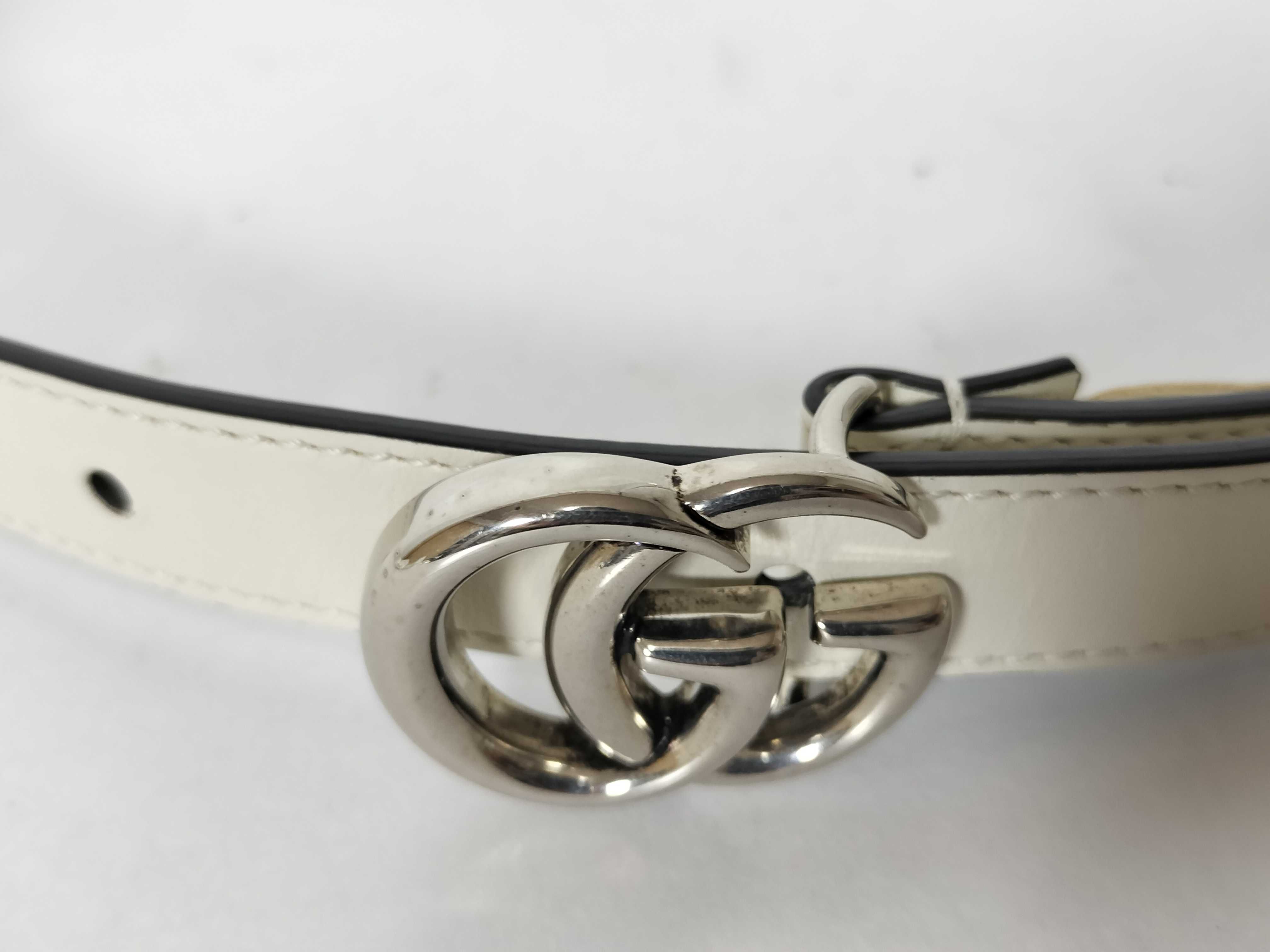 GG 409417 Double G Slim Belt, Size 70 — view 4