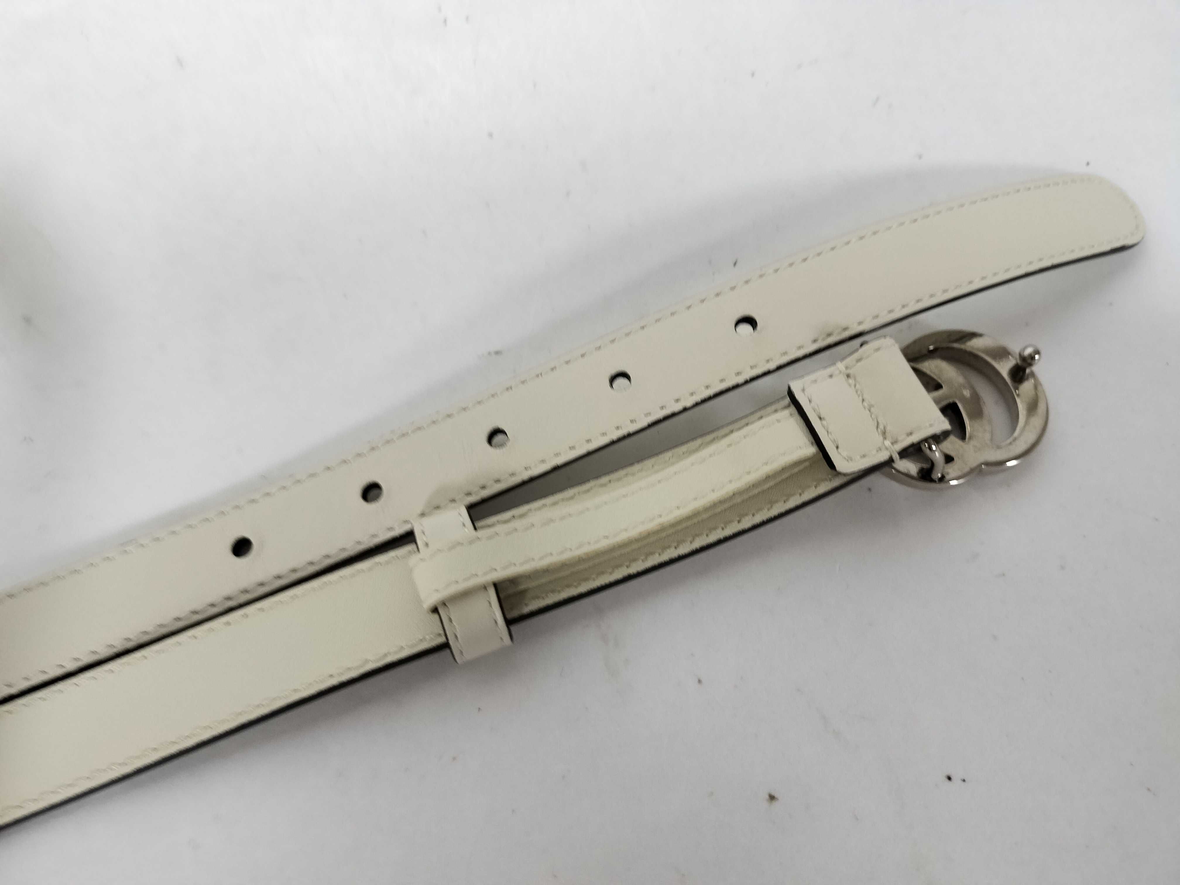 GG 409417 Double G Slim Belt, Size 70 — view 5