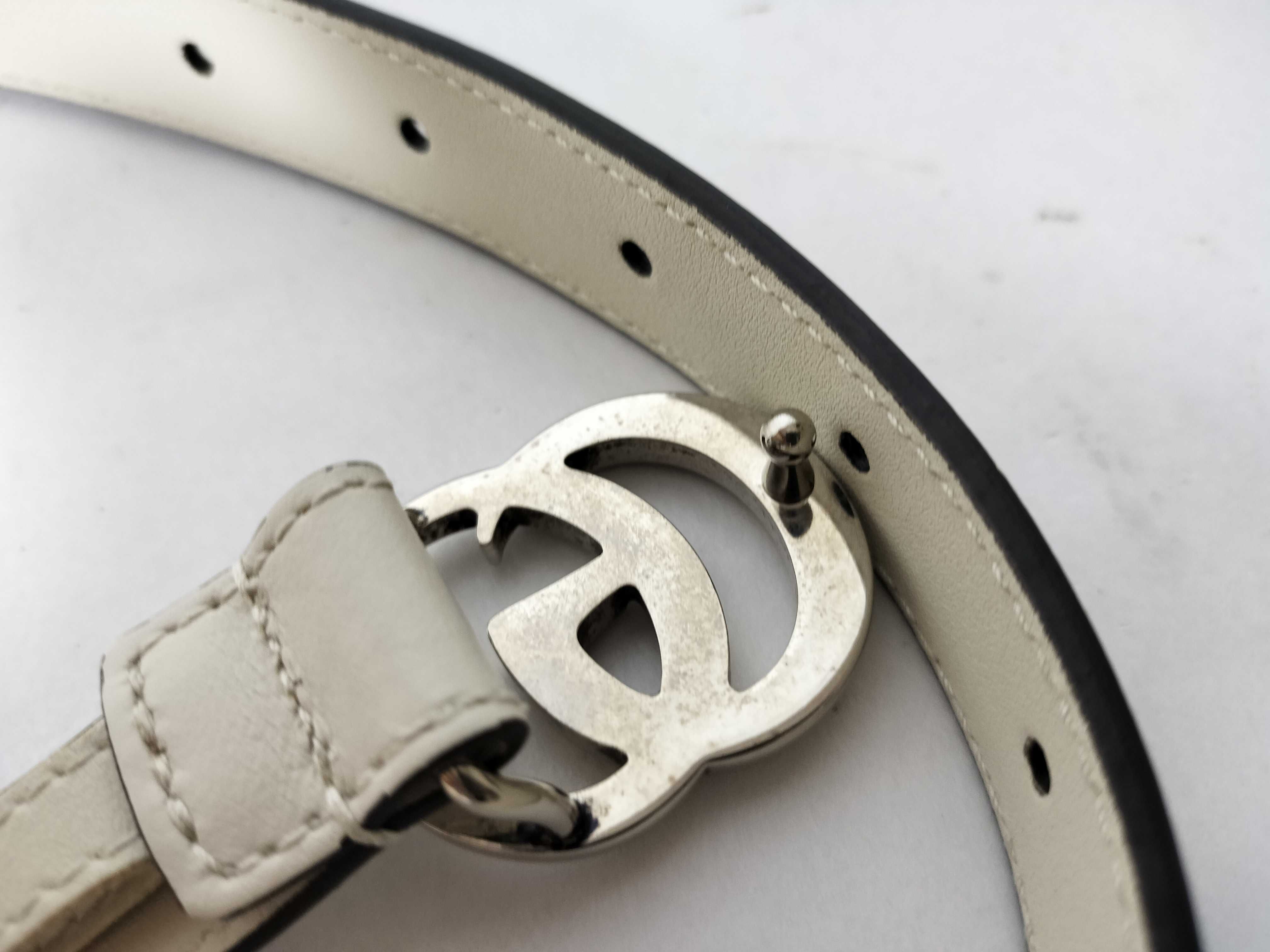GG 409417 Double G Slim Belt, Size 70 — view 6