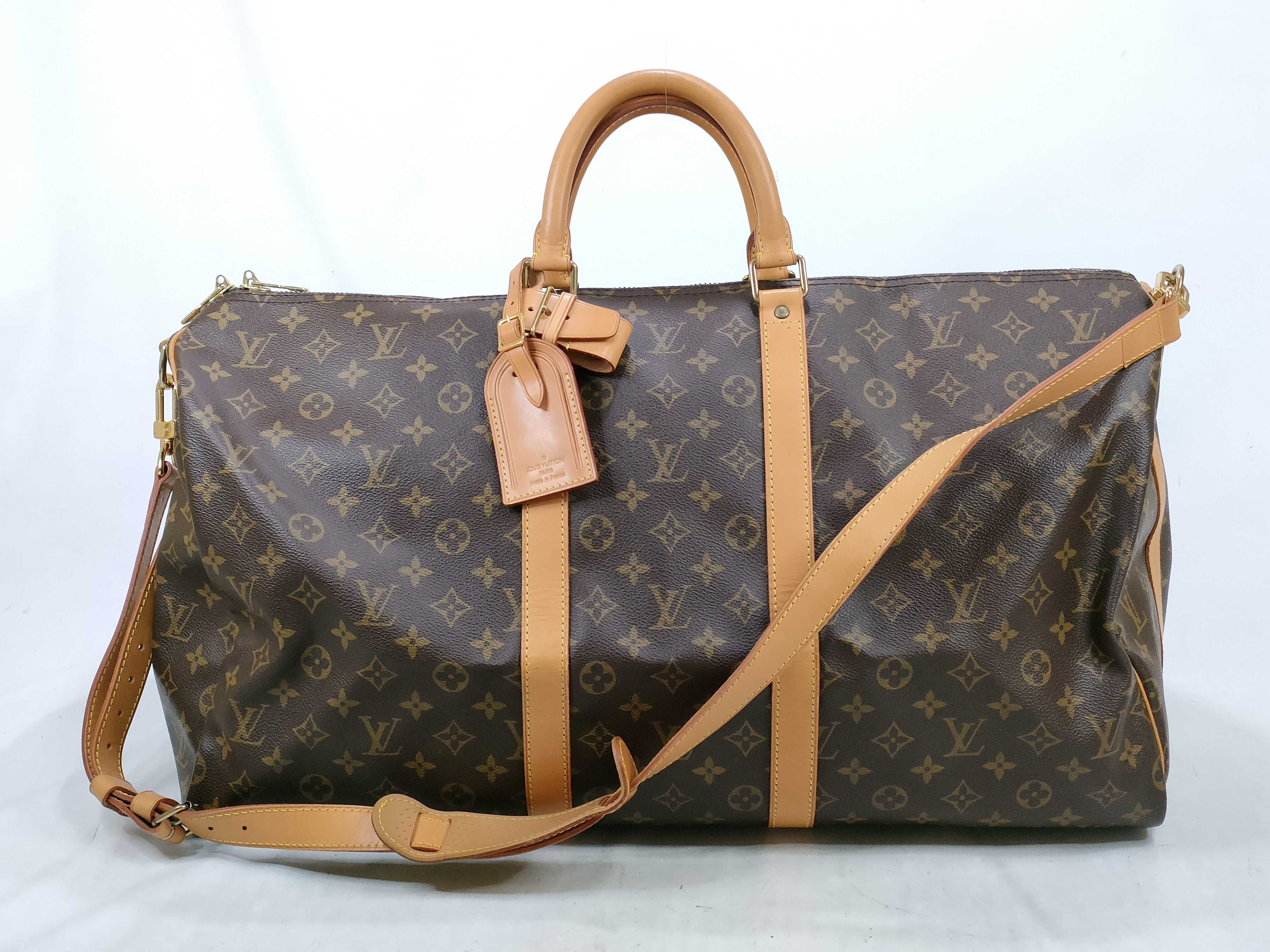 Monogram M41414 Keepall Bandoulière 55 Boston Bag