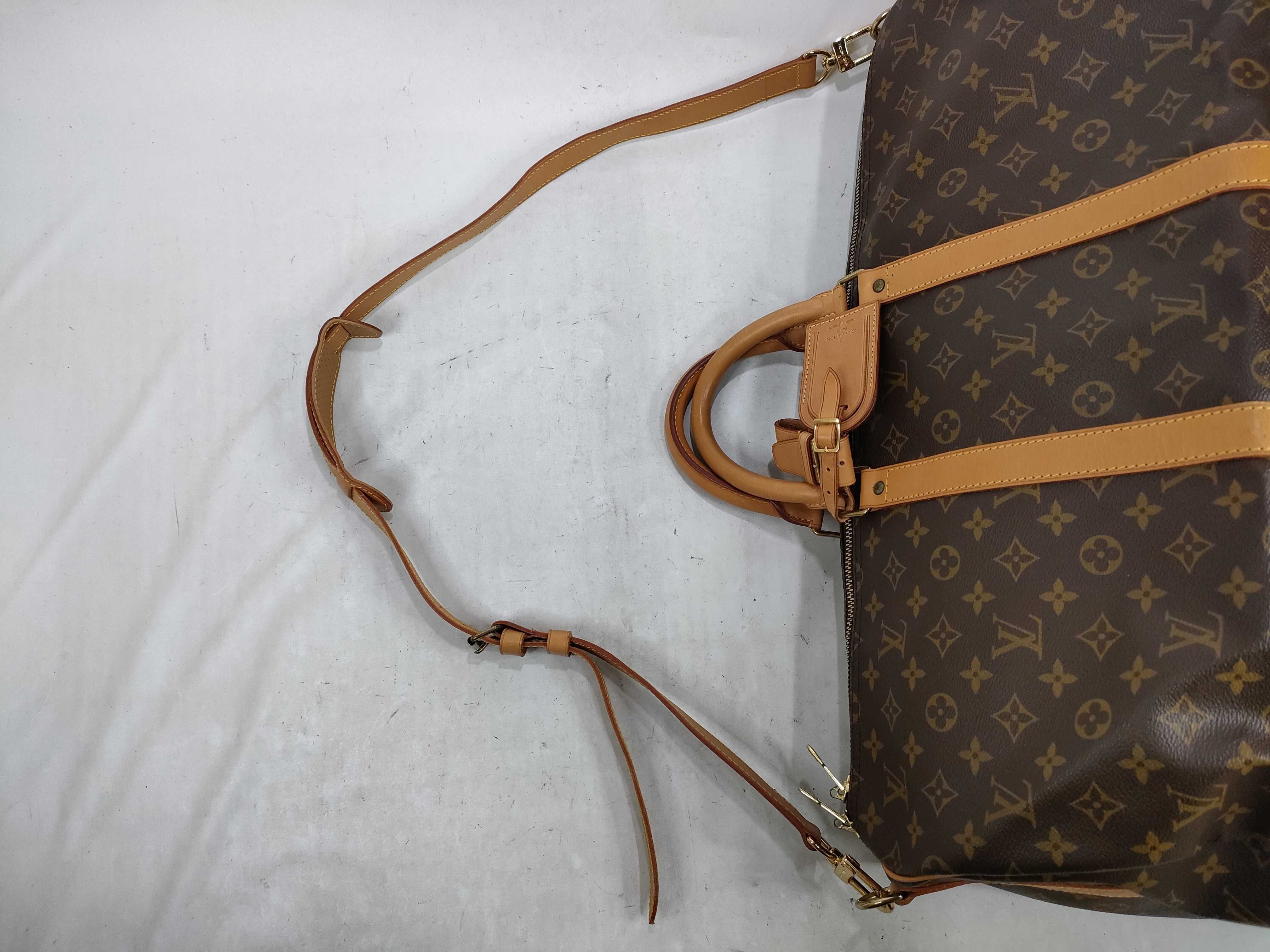 Monogram M41414 Keepall Bandoulière 55 Boston Bag — view 6