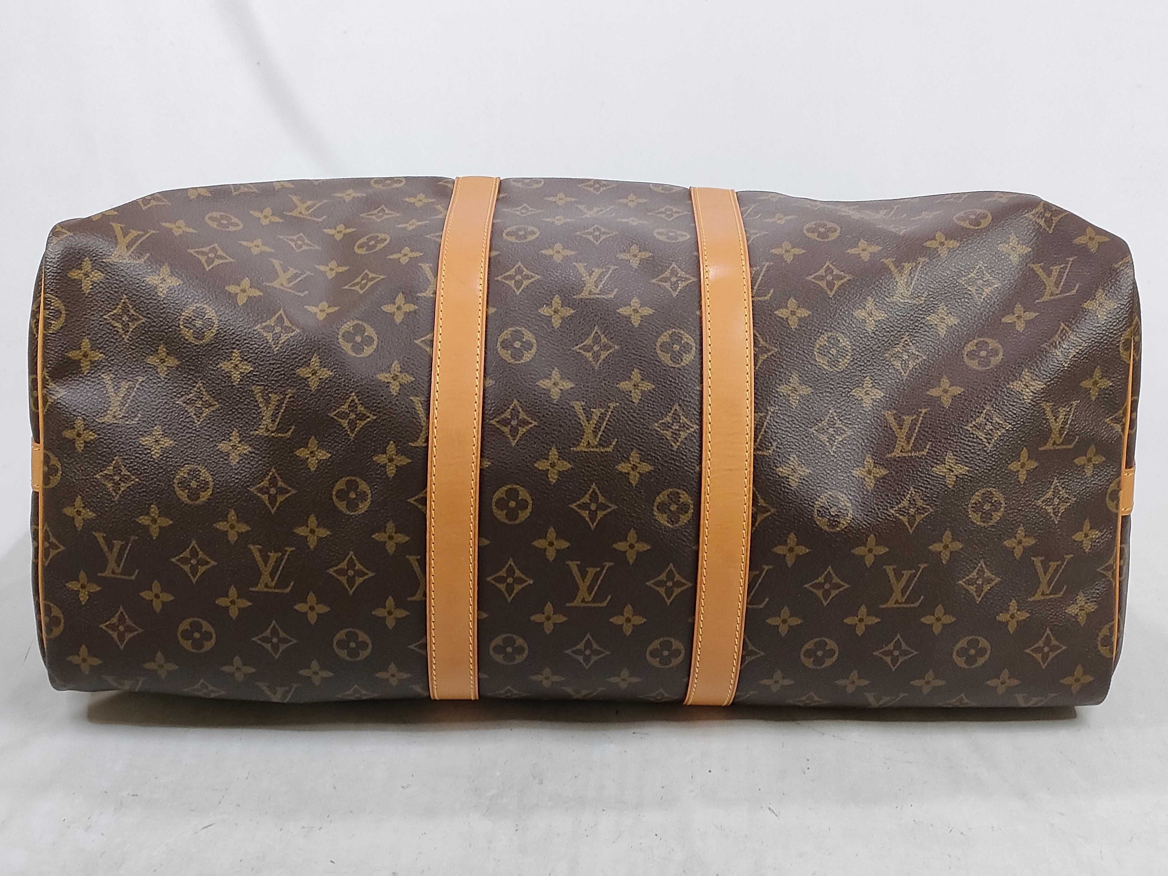 Monogram M41414 Keepall Bandoulière 55 Boston Bag — view 9