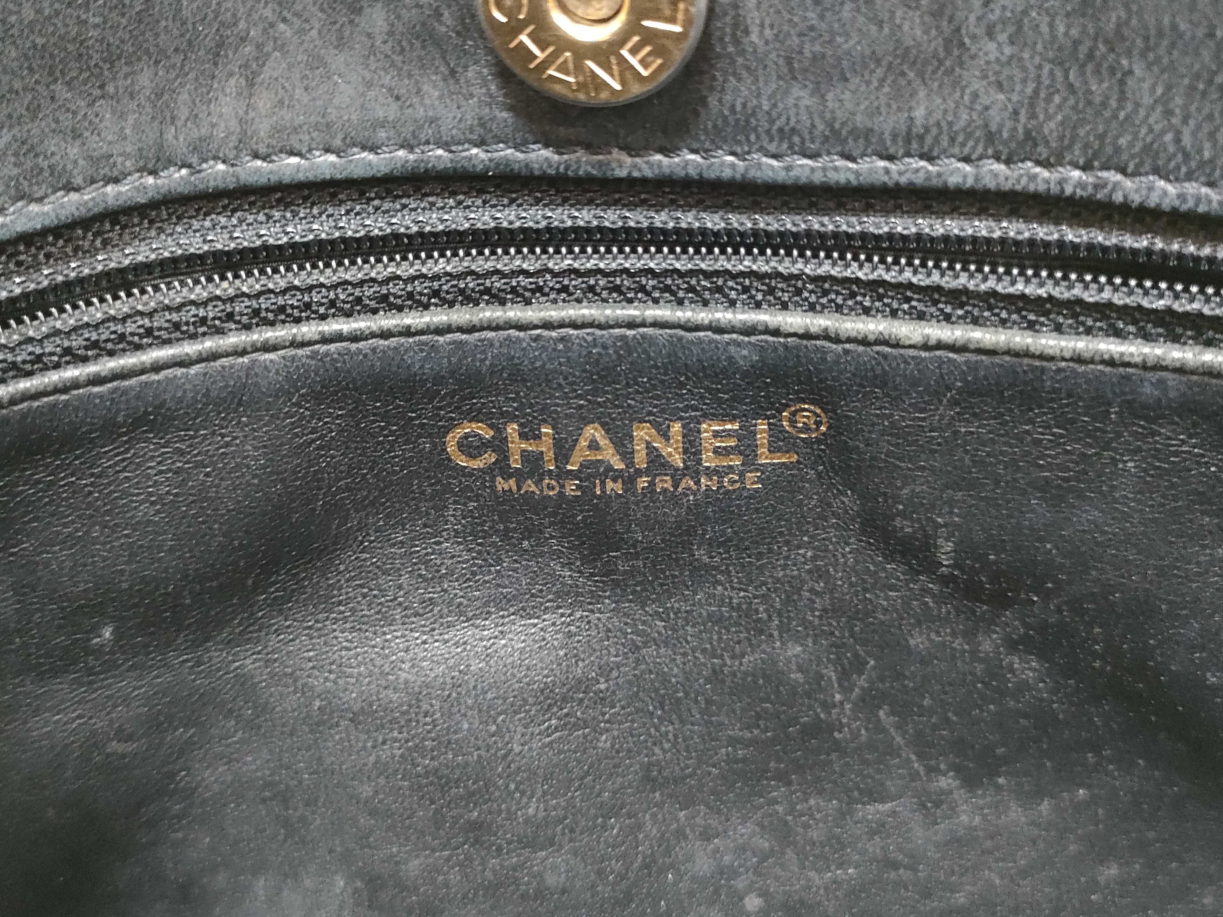Lambskin Matelassé Coco Mark Chain Tote Bag — view 11
