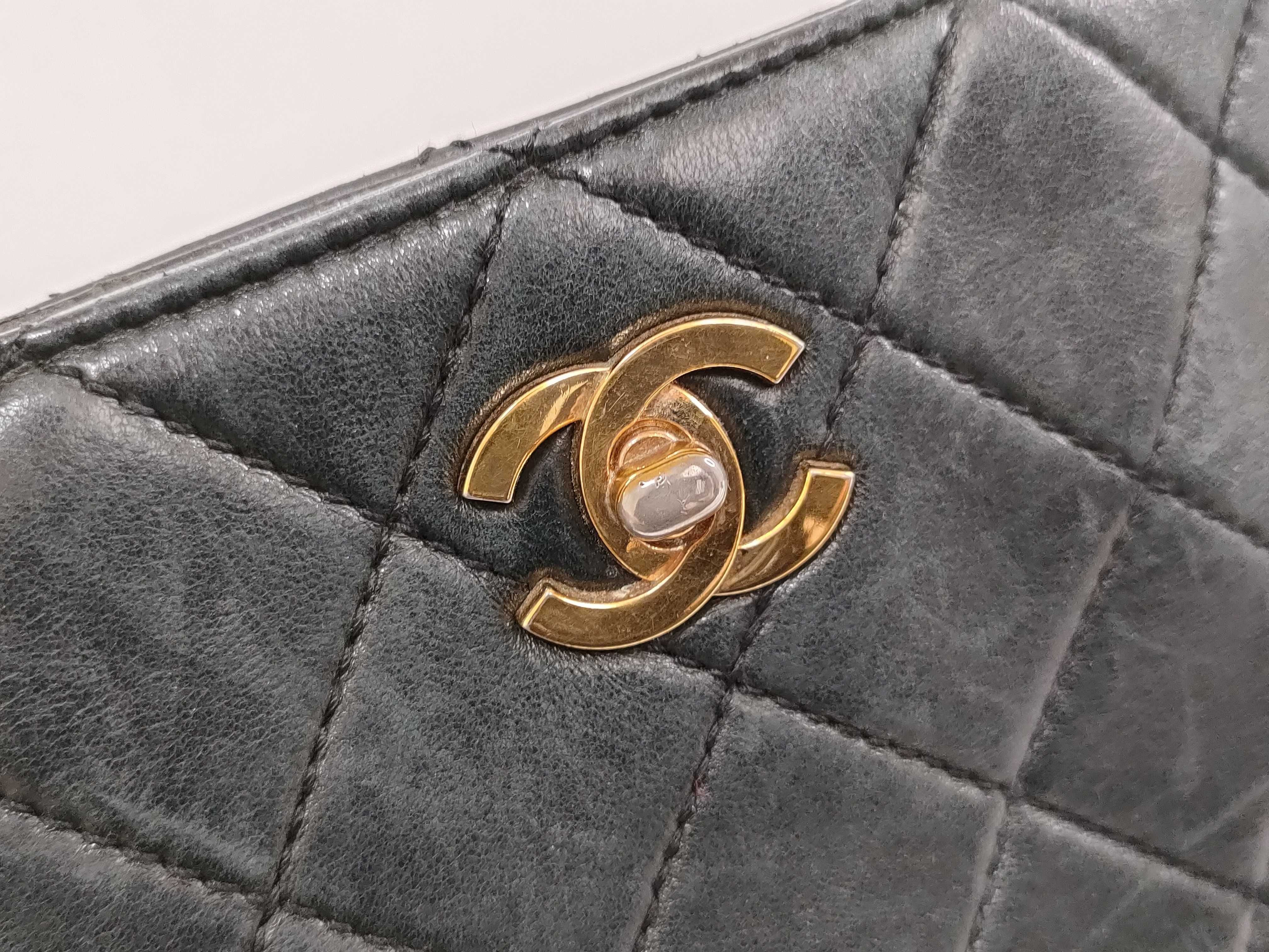 Lambskin Matelassé Coco Mark Chain Tote Bag — view 15