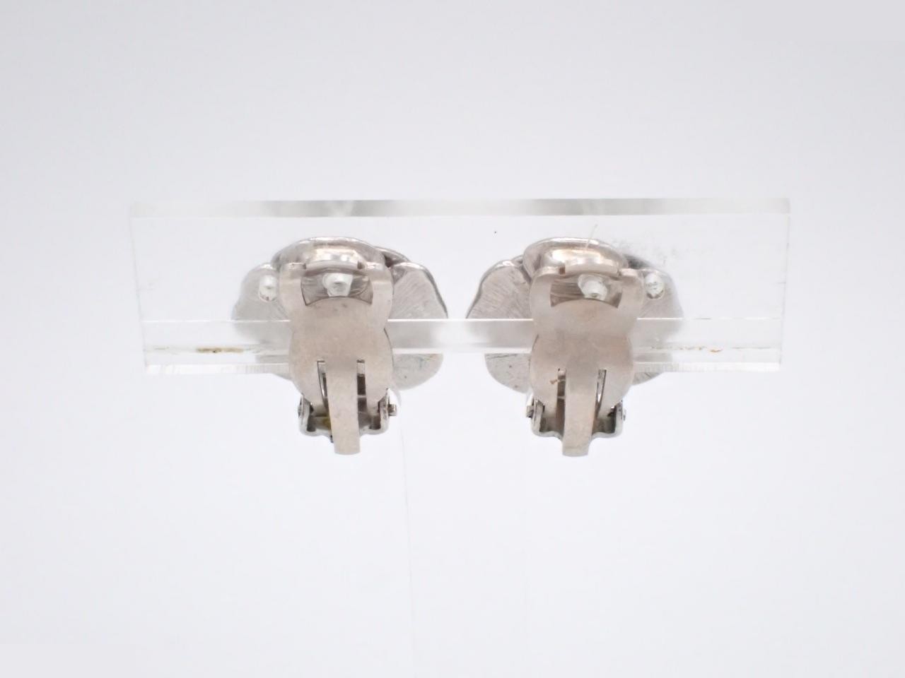 Camellia Rhinestone Earrings 98A — view 2