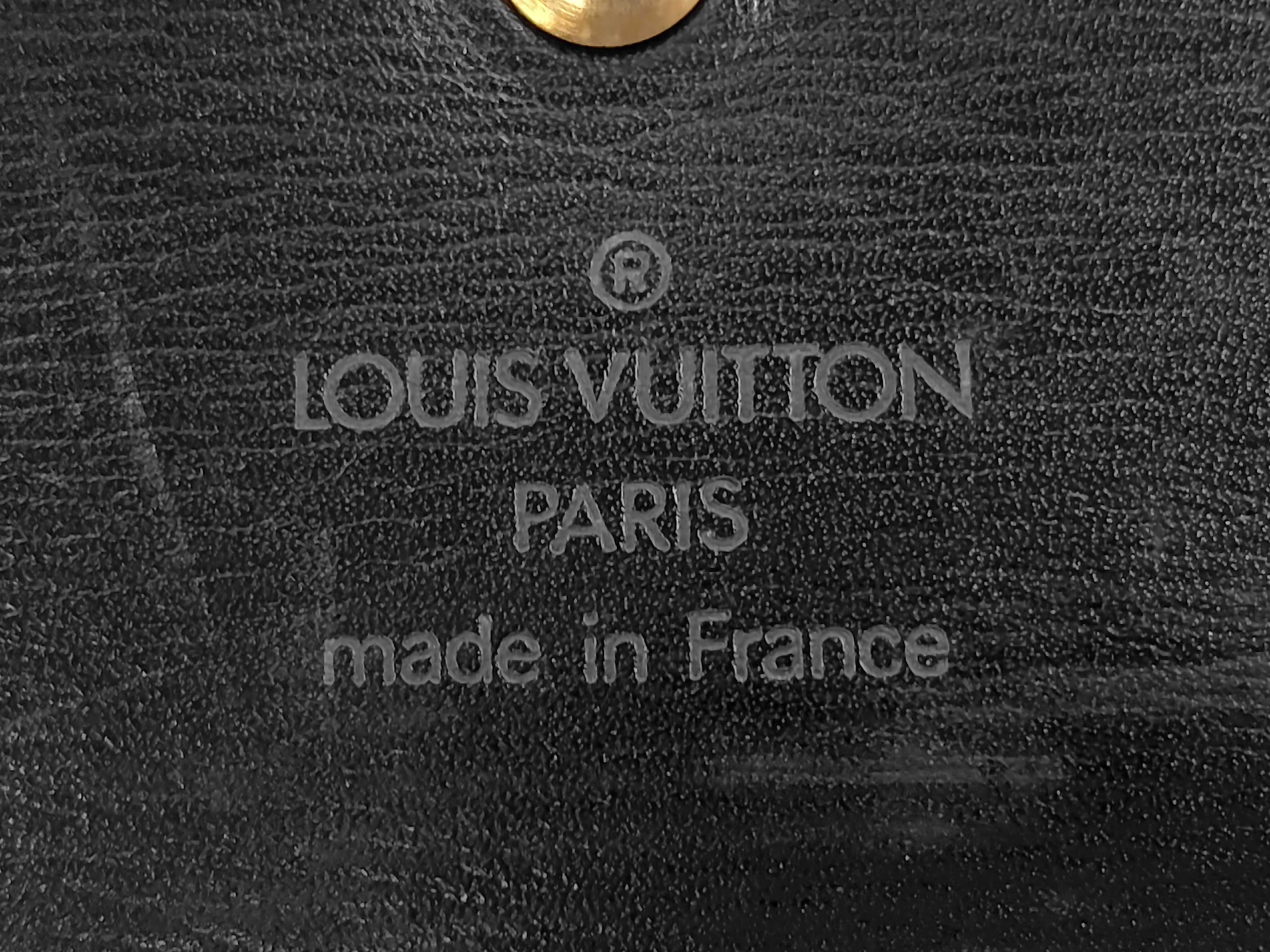 Epi Leather Wallet, Portemonnaie Credit Noir M63952 — view 12