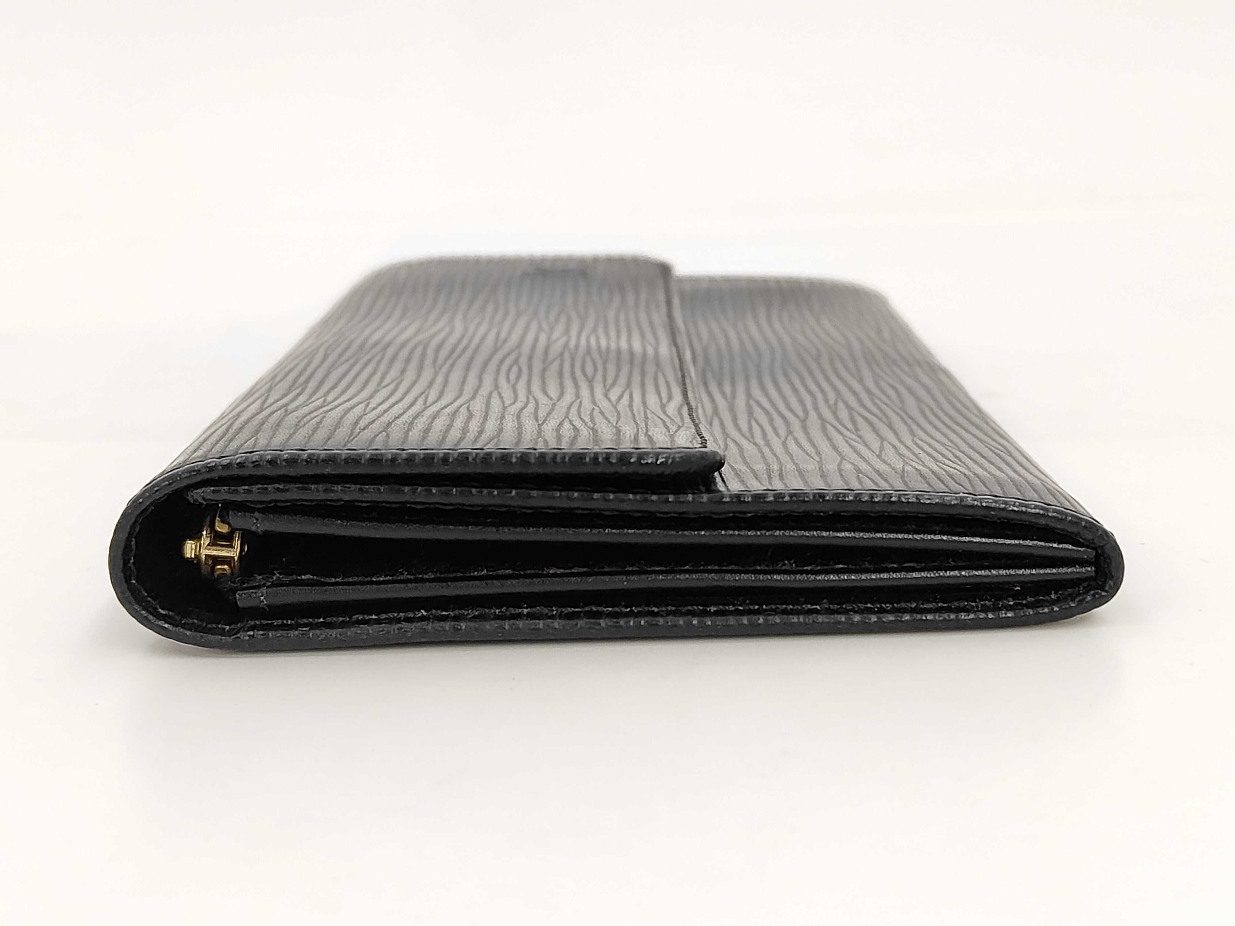 Epi Leather Wallet, Portemonnaie Credit Noir M63952 — view 6