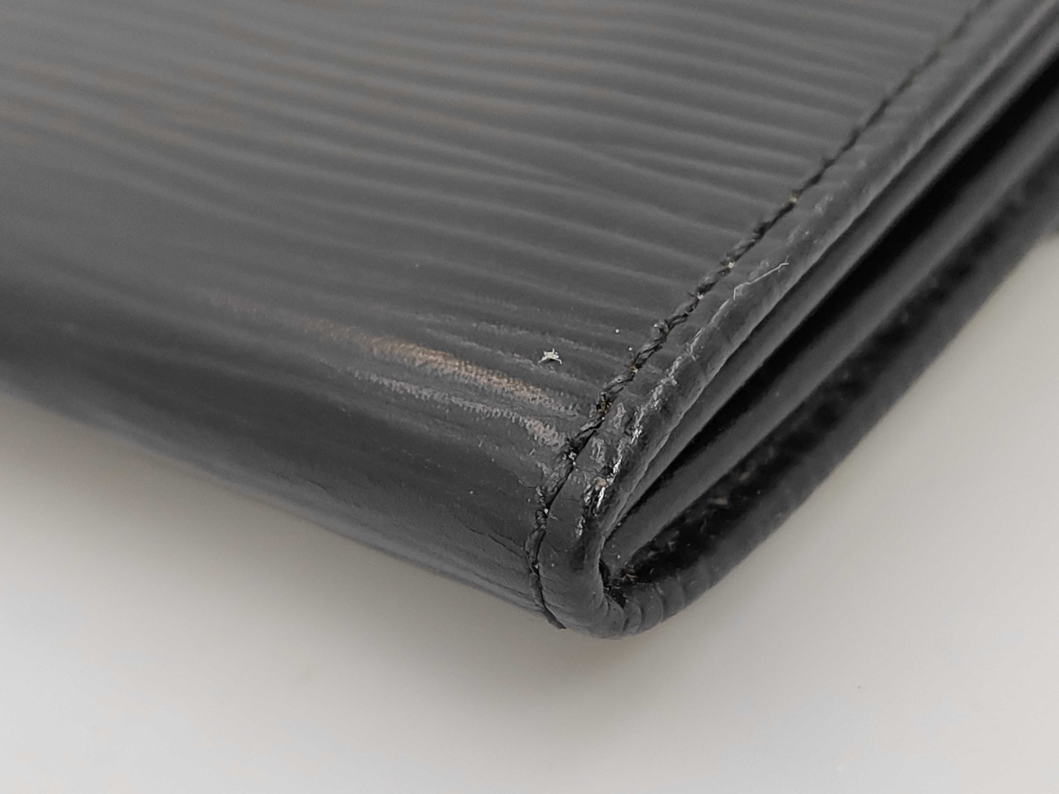 Epi Leather Wallet, Portemonnaie Credit Noir M63952 — view 7