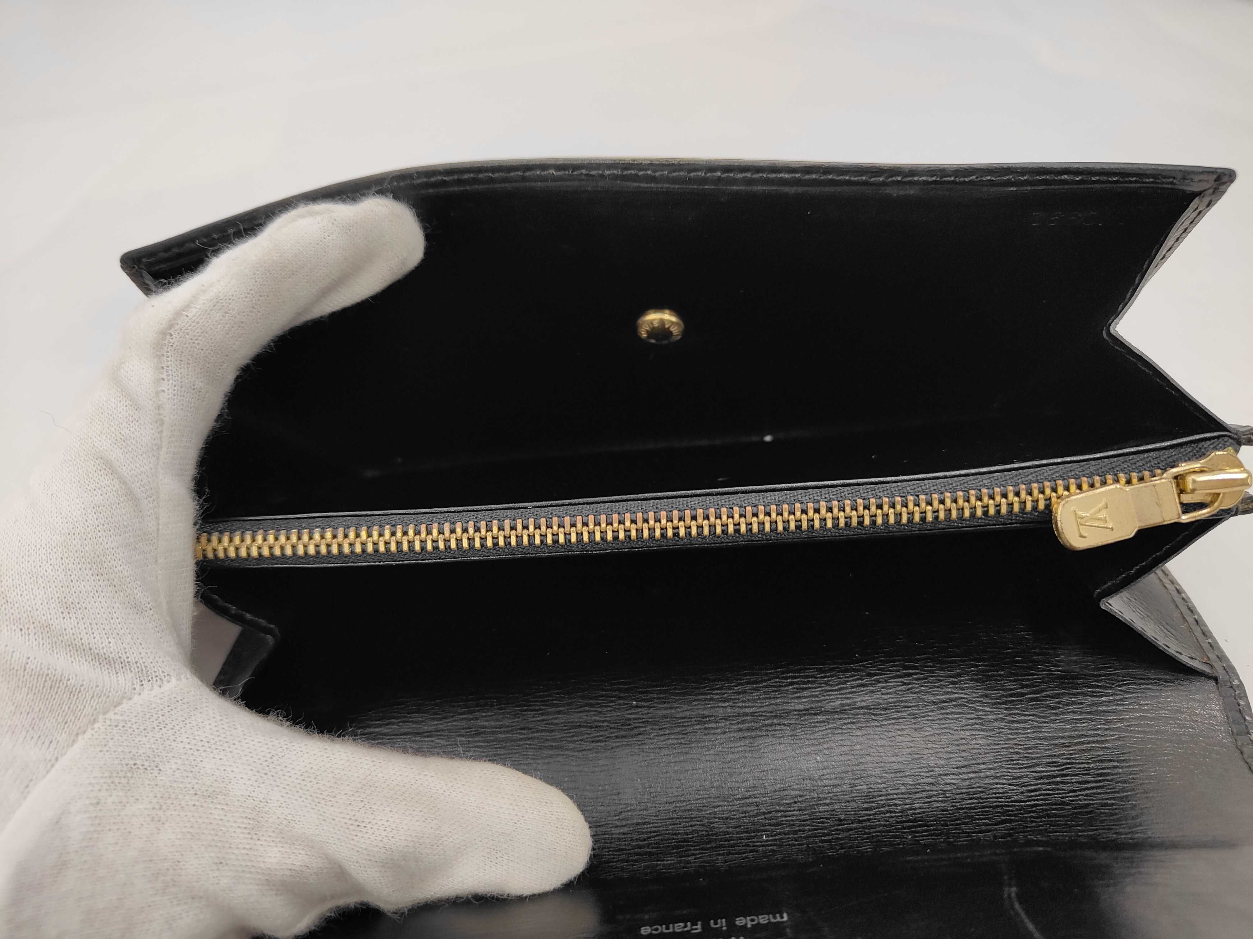Epi Leather Wallet, Portemonnaie Credit Noir M63952 — view 9