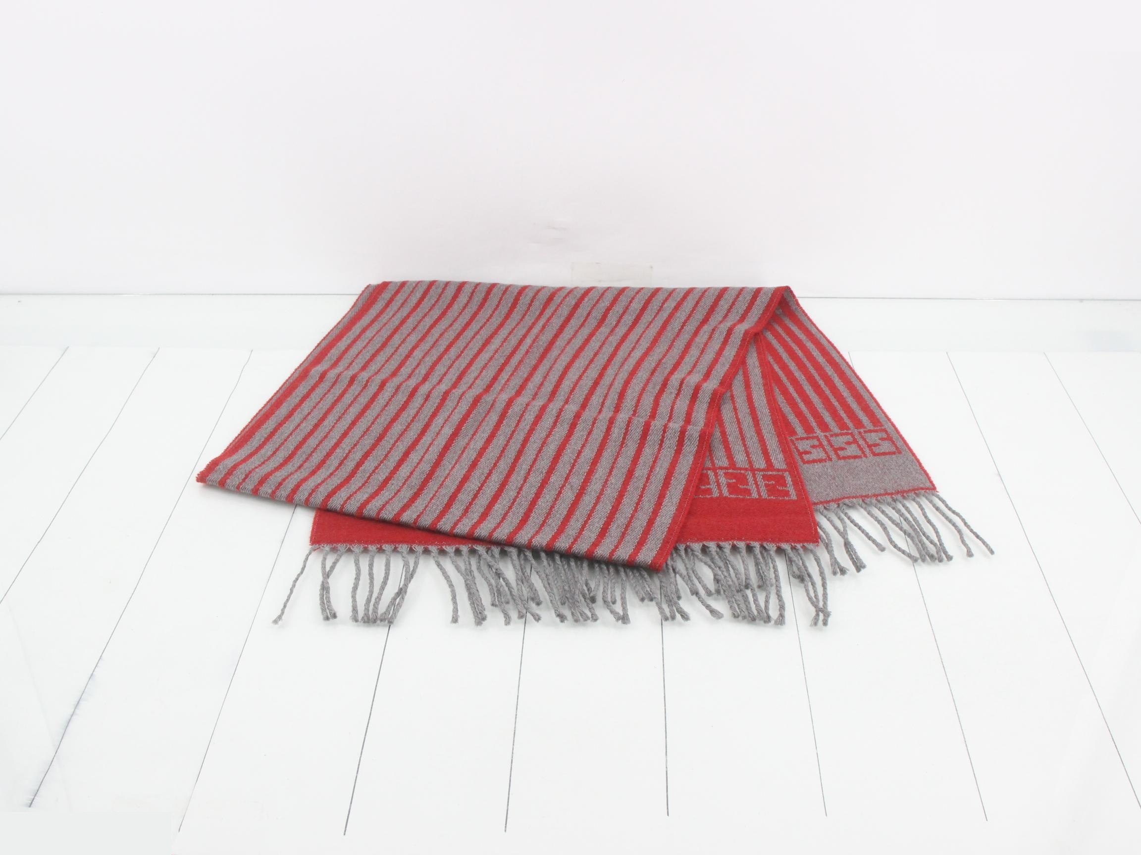 logo scarf with tags — view 3