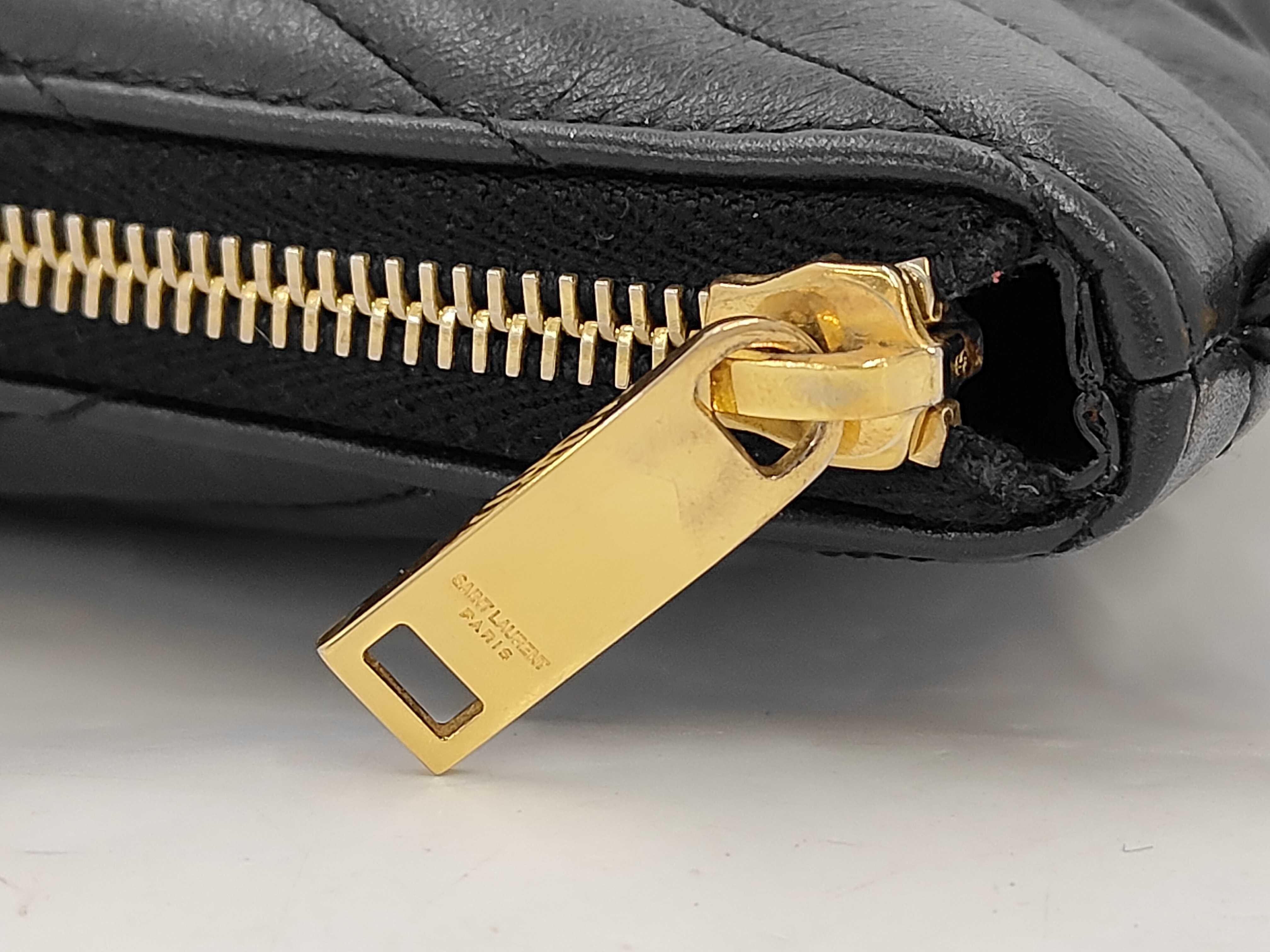 Cassandra Monogram Matelasse Clutch Bag — view 6