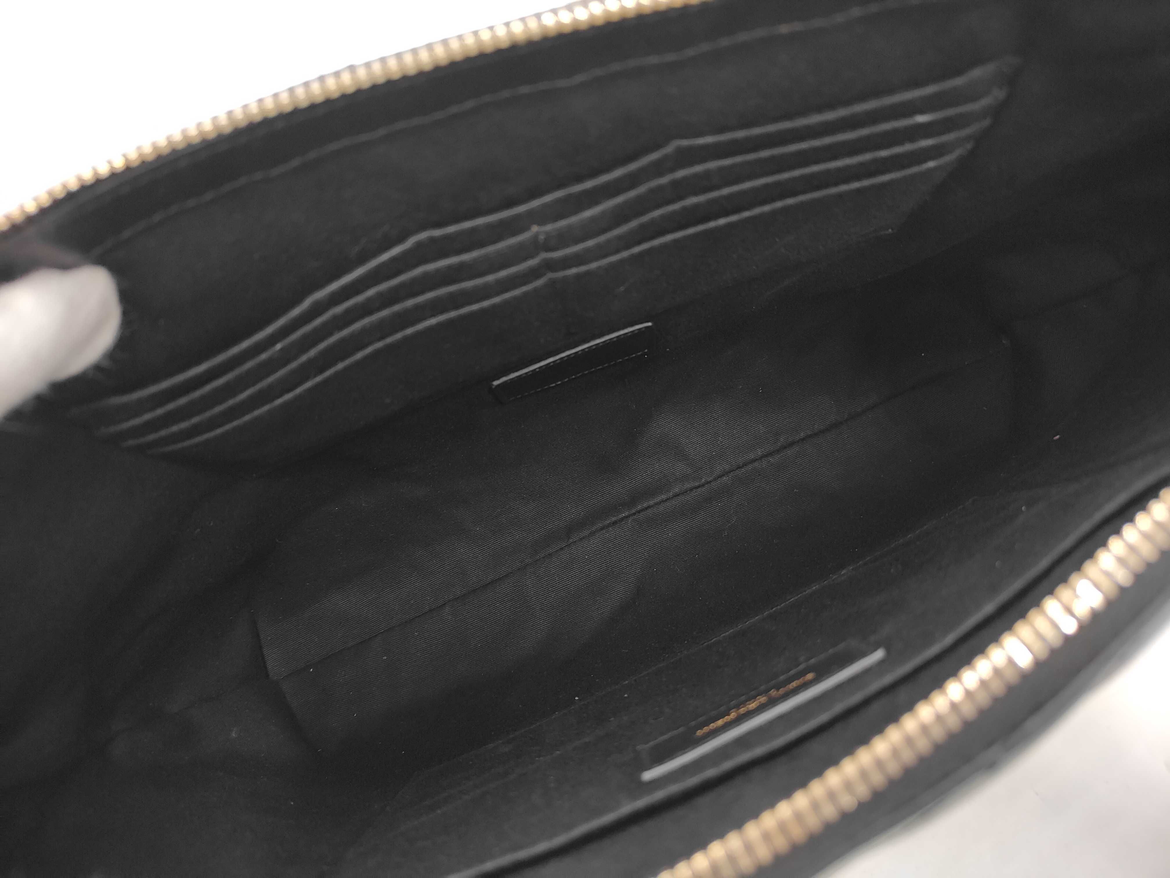 Cassandra Monogram Matelasse Clutch Bag — view 7