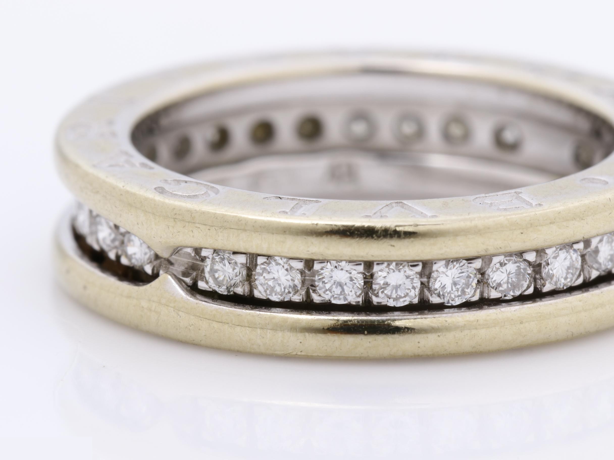 B.zero1 (precious metal) ring — view 3
