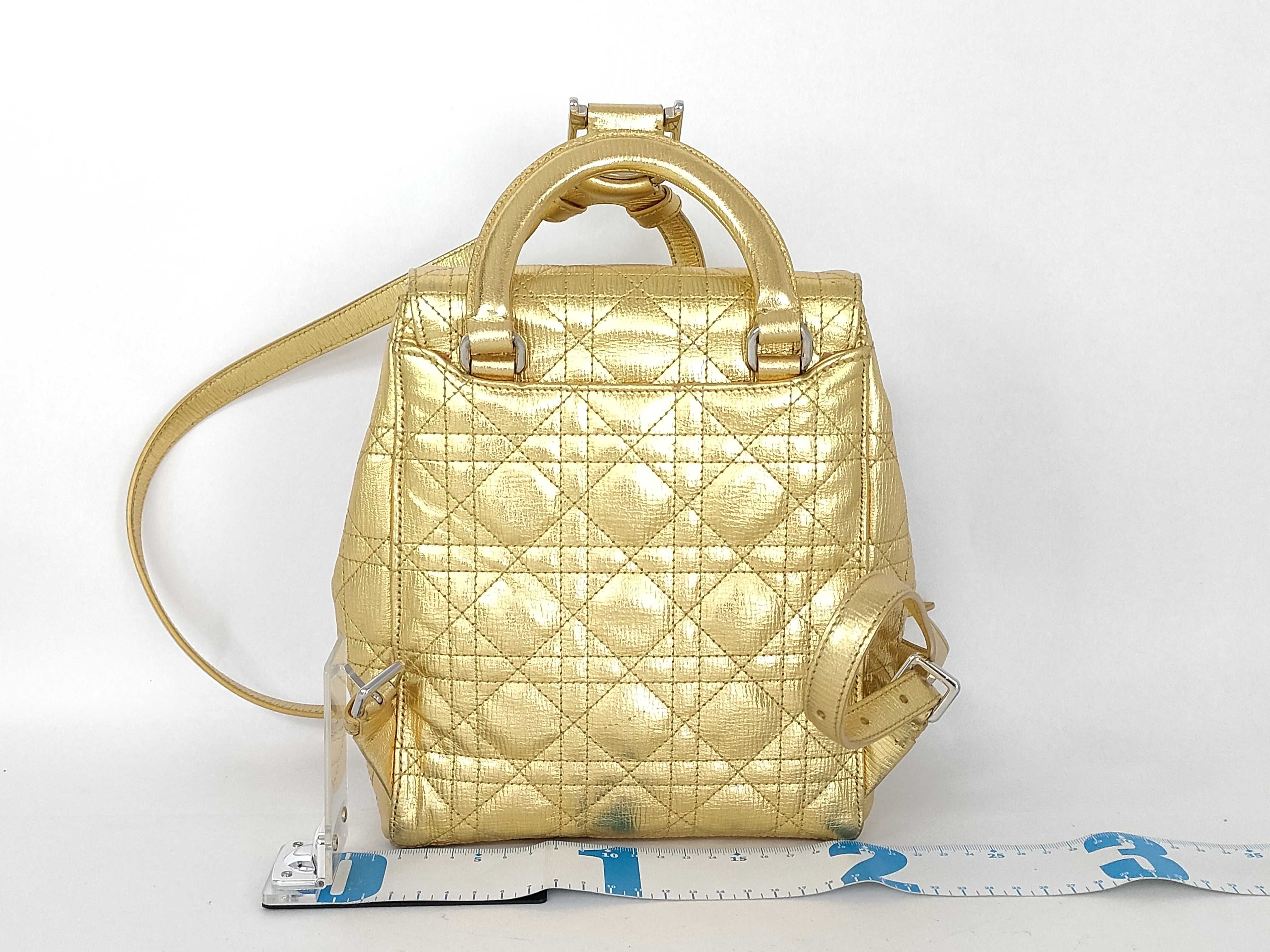 Cannage Backpack Gold — view 2