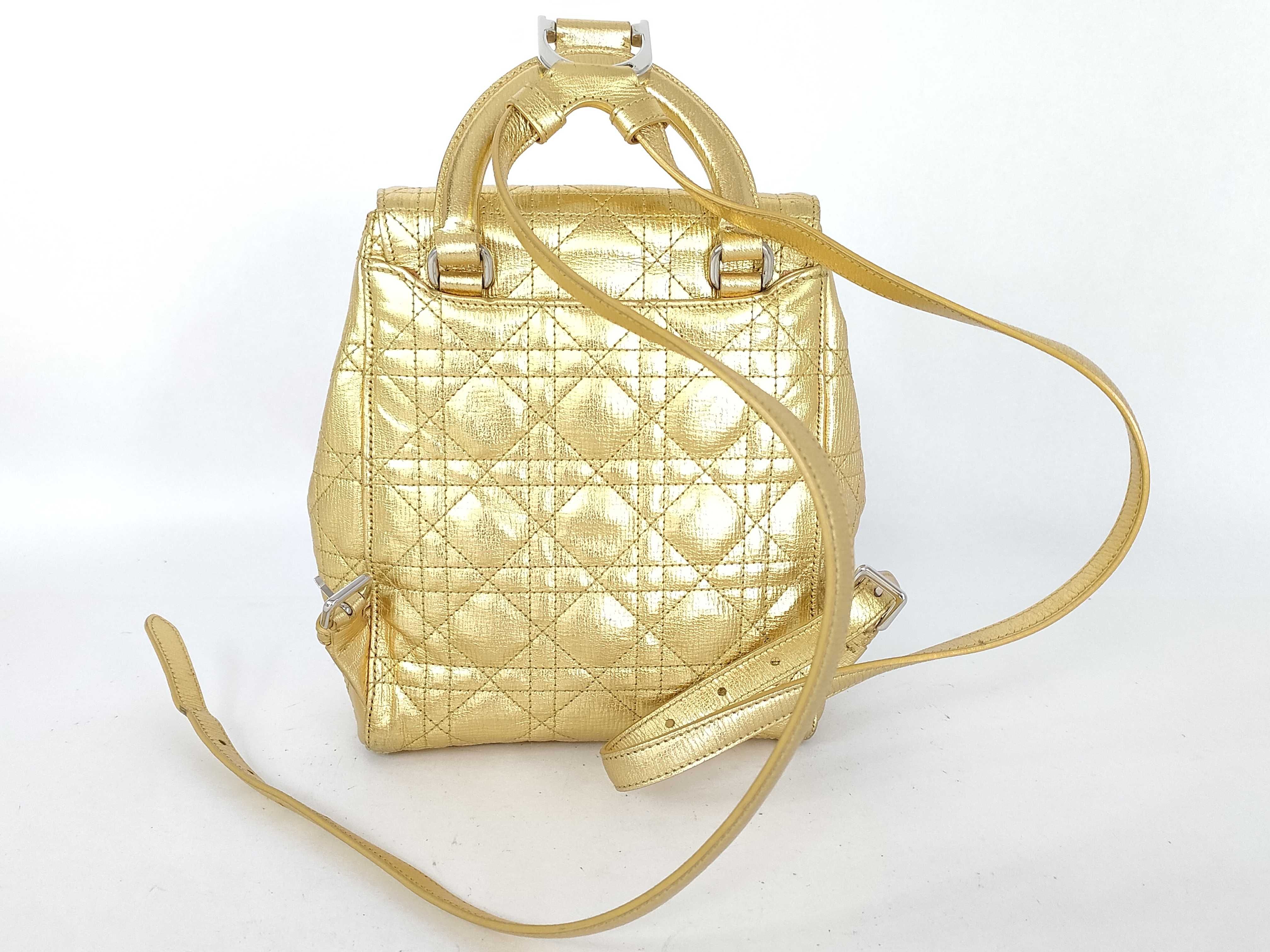 Cannage Backpack Gold — view 3