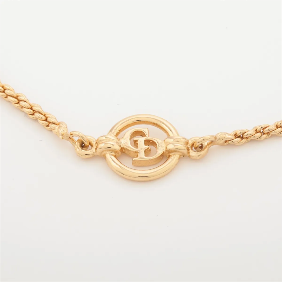 CD logo bracelet, GP gold, — view 2
