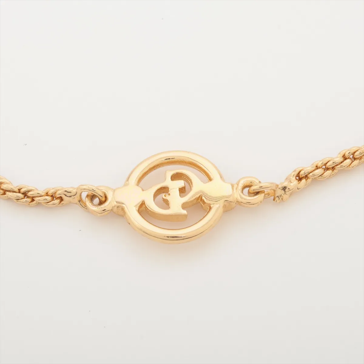 CD logo bracelet, GP gold, — view 3