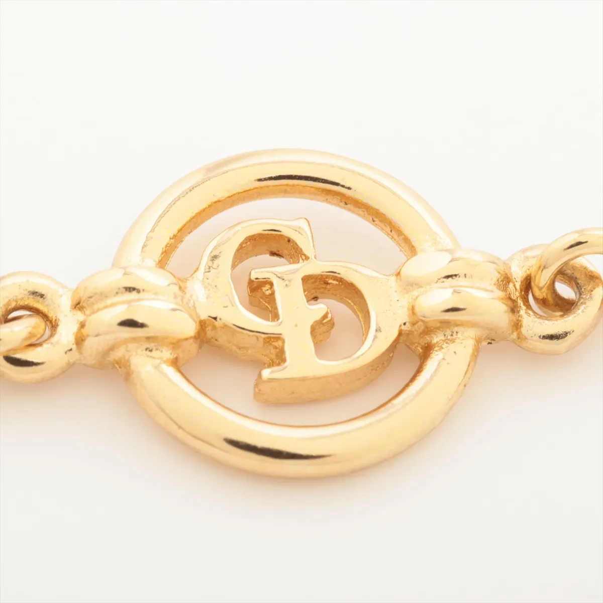 CD logo bracelet, GP gold, — view 5