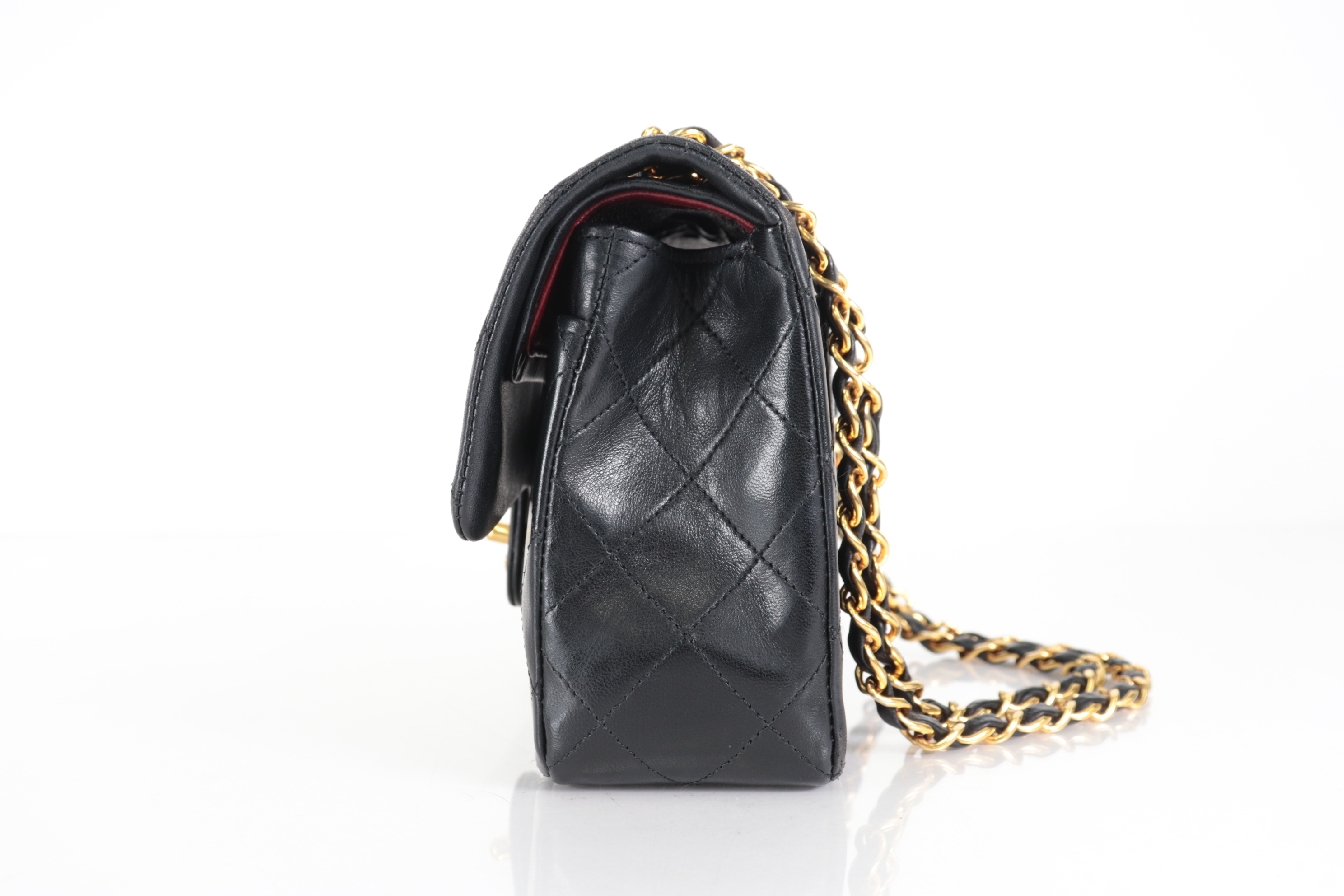 W-Flap 23 Lambskin Chain Shoulder Bag (Series 2) — view 4