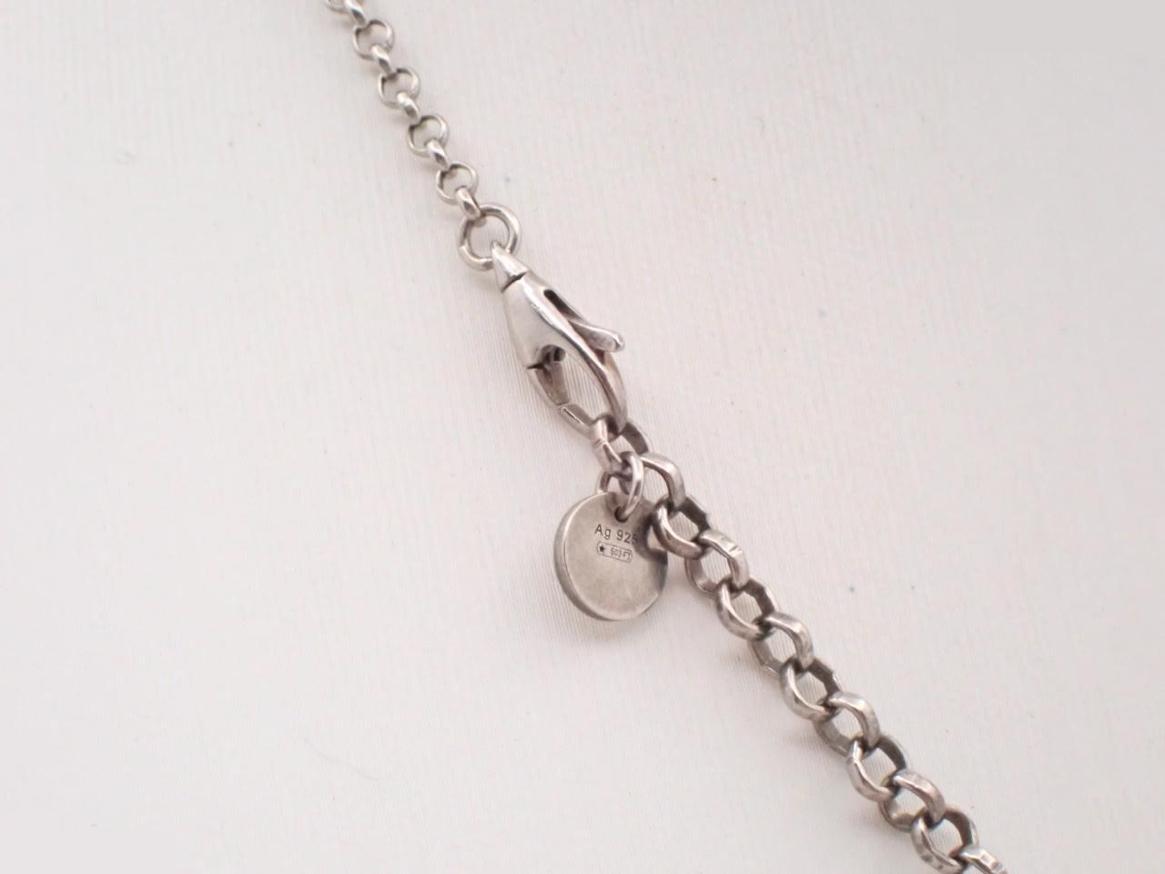 Interlocking G Necklace, AG925/7.5g, Chain approx. 50cm — view 2