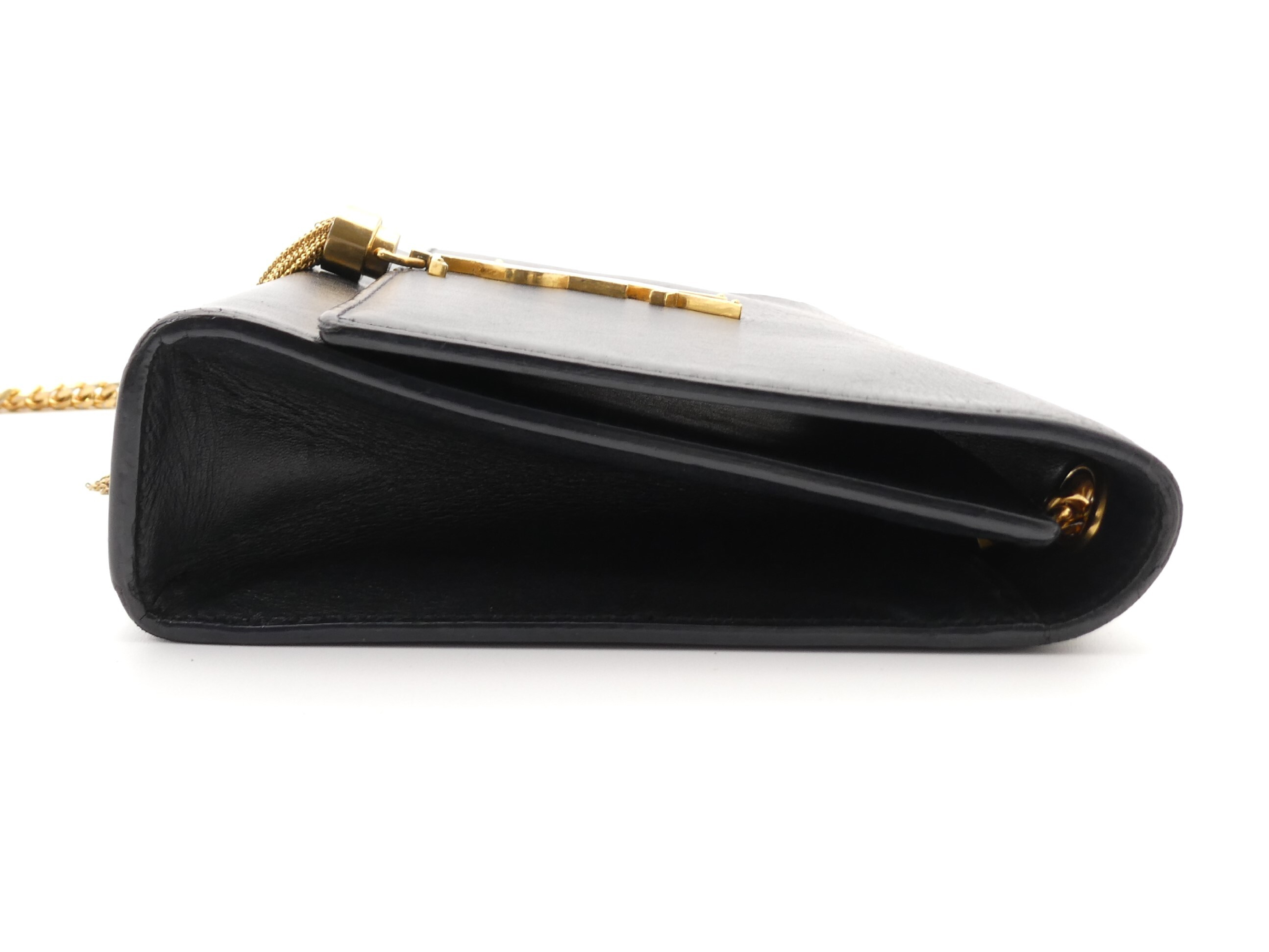 Leather Fringe Chain Shoulder Bag — view 4