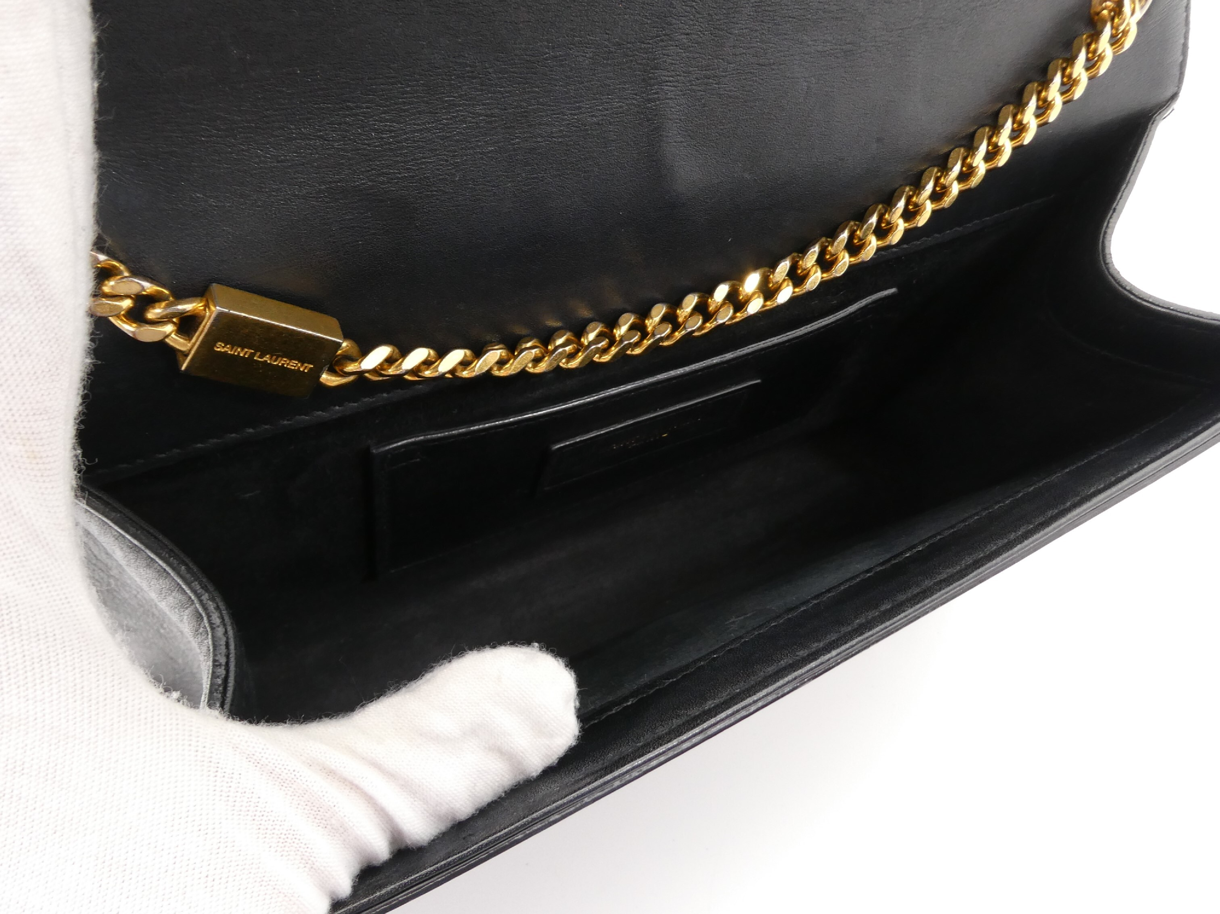 Leather Fringe Chain Shoulder Bag — view 7