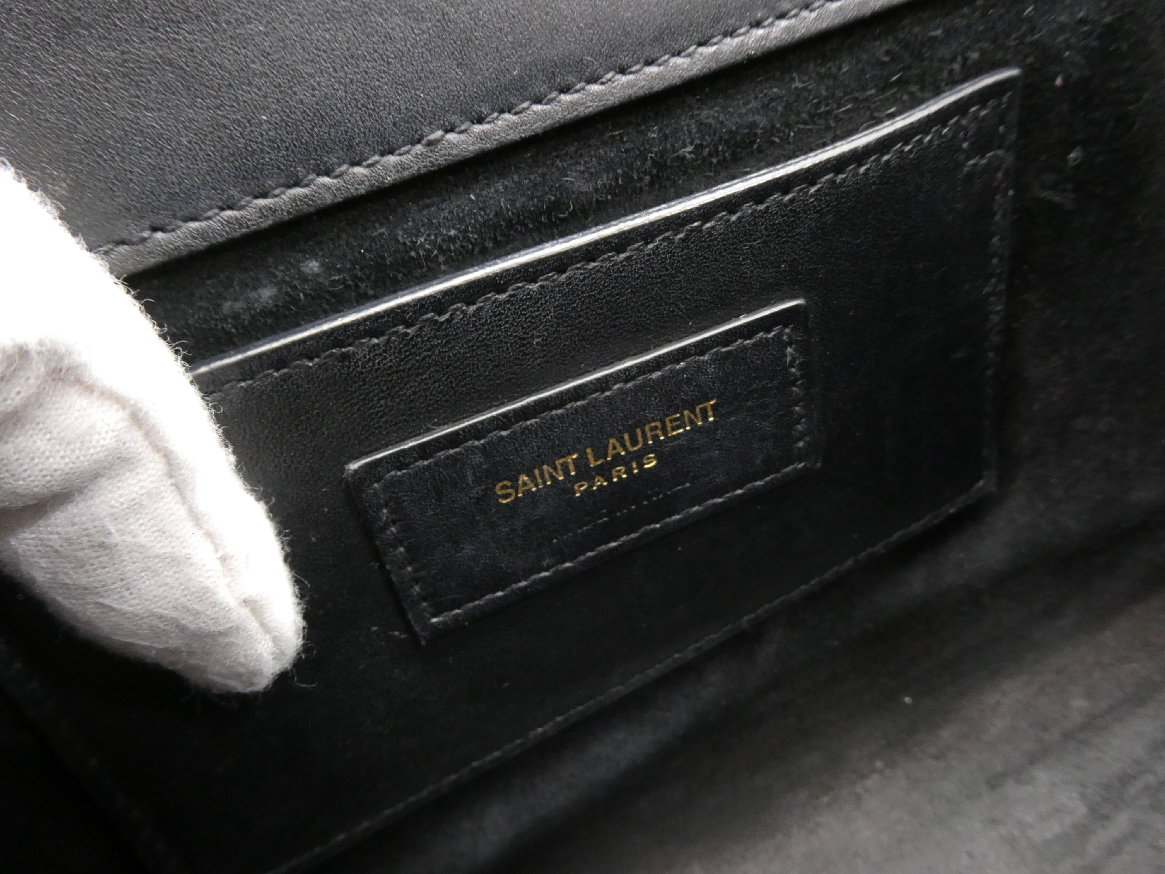 Leather Fringe Chain Shoulder Bag — view 8