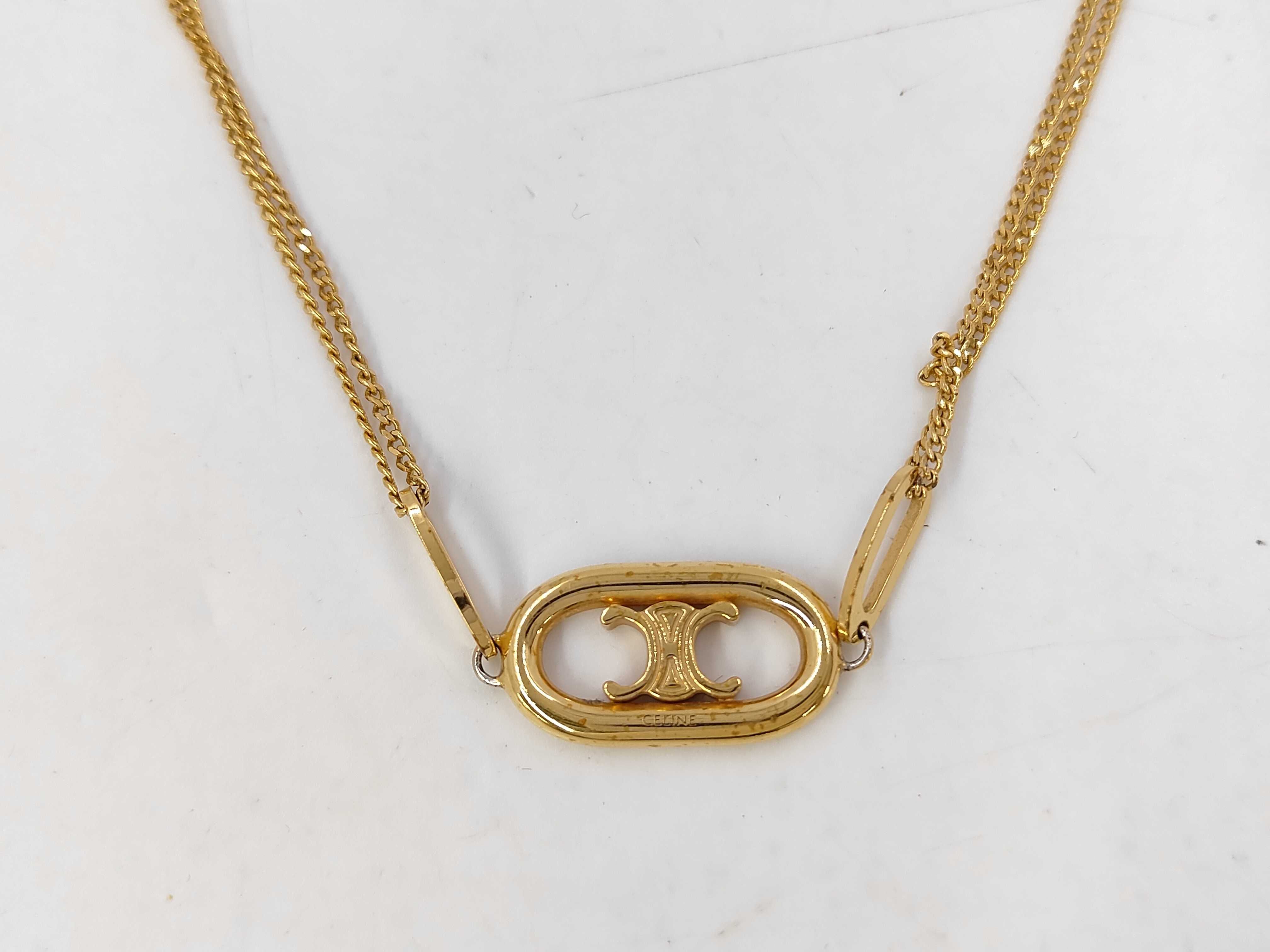 Triomphe Gold Necklace — view 2