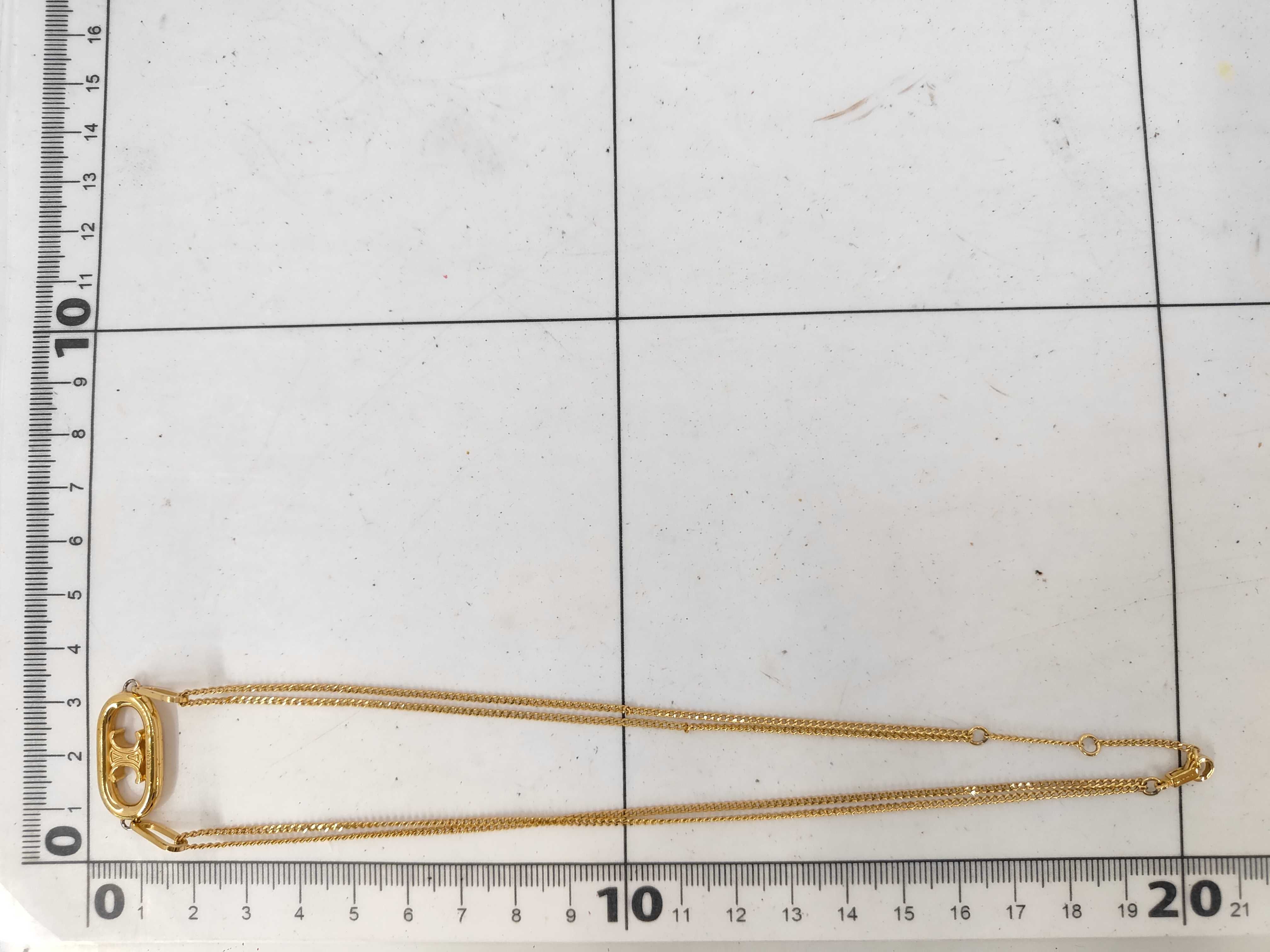 Triomphe Gold Necklace — view 5