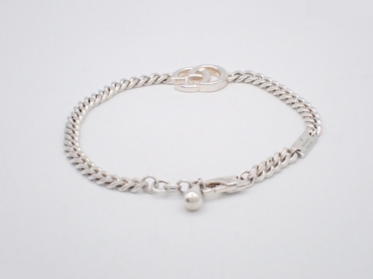 GG Marmont Double G Bracelet, 925 Sterling Silver, 11.1g, Wrist Circumference Approx. 19cm — view 2