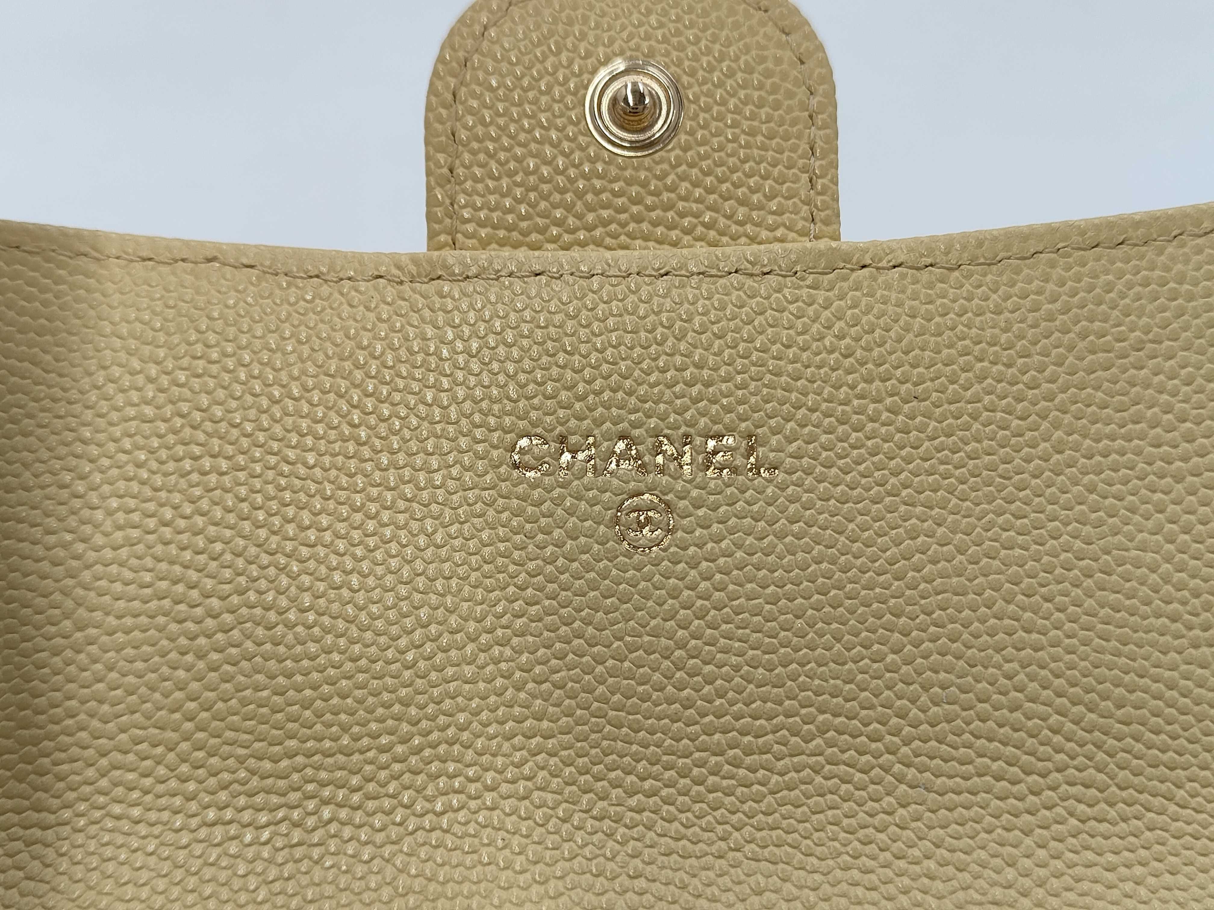 Long Wallet / Matelassé / Caviar Leather / Yellow / TKAE5CAE Wallet — view 11