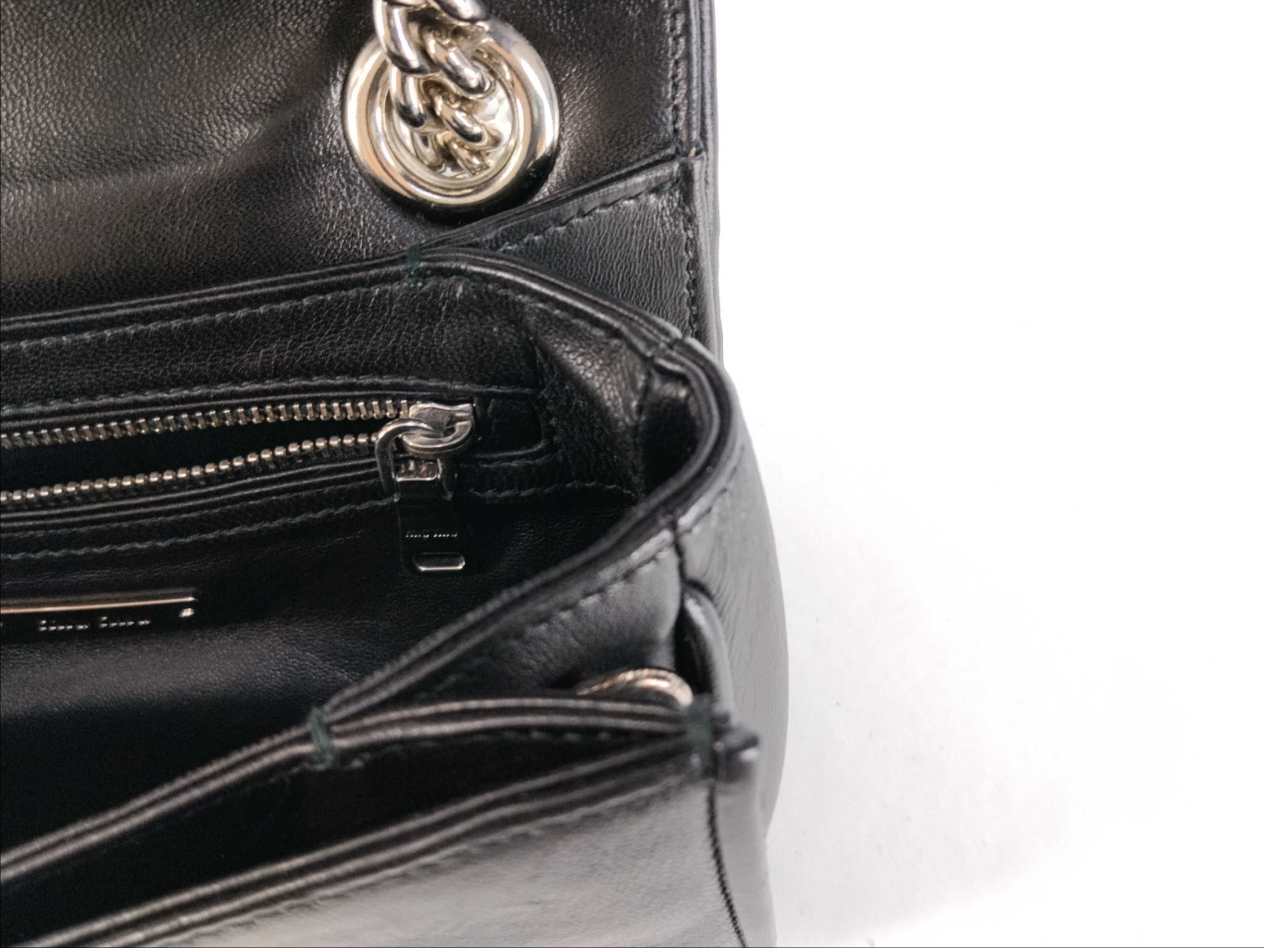 Pleated Nappa Leather Chain Bag Shoulder Bag — view 11
