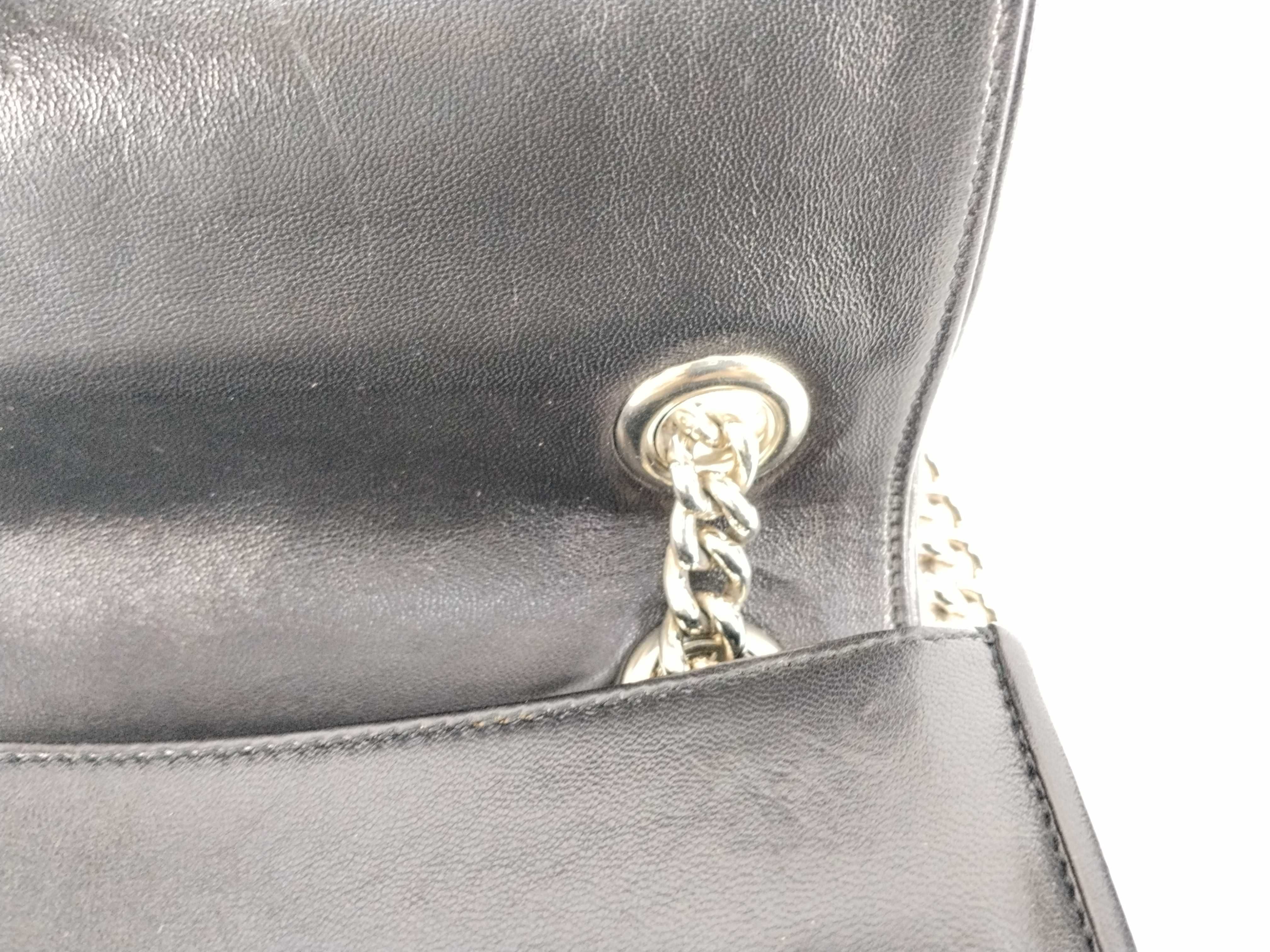 Pleated Nappa Leather Chain Bag Shoulder Bag — view 5