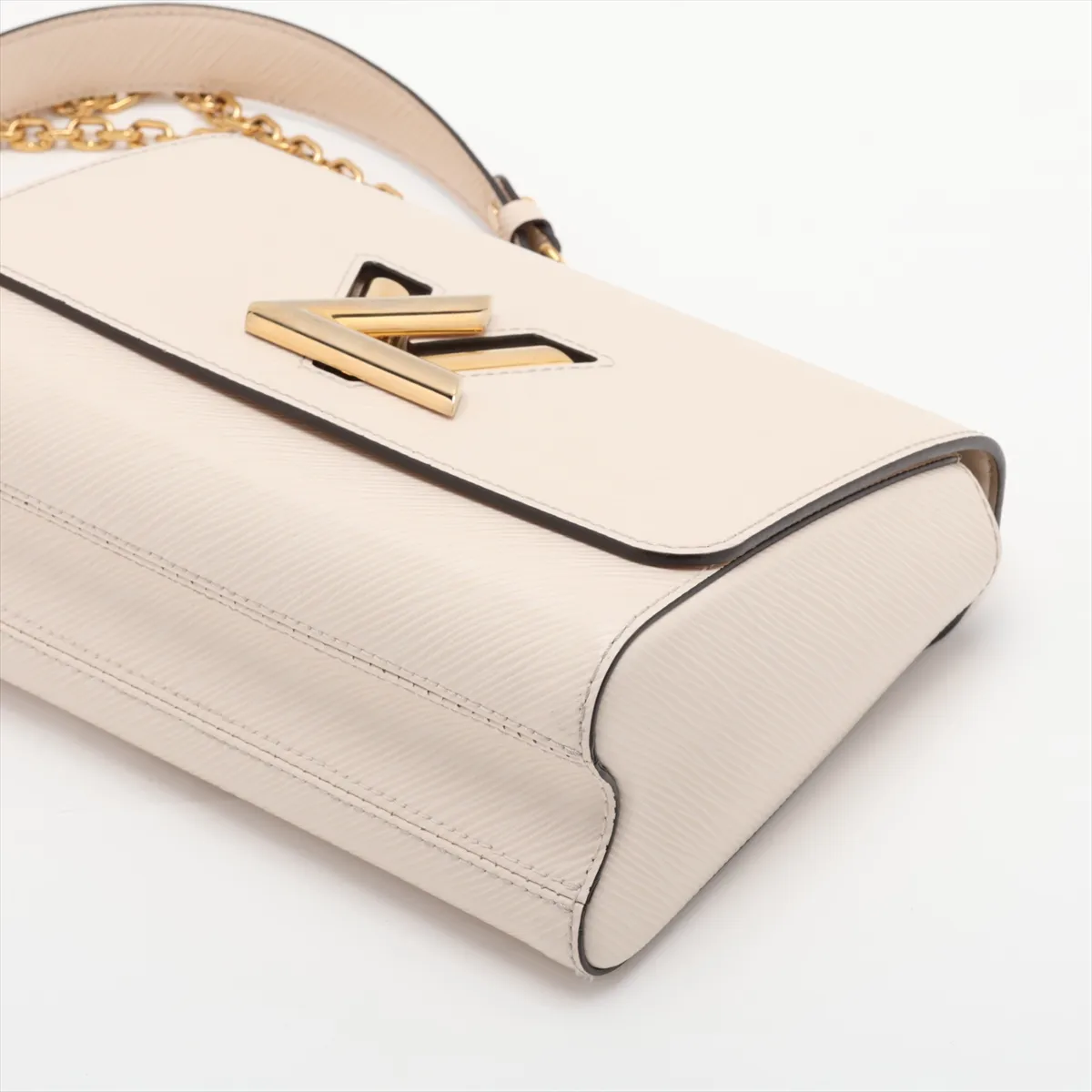 Epi Twist MM - Beige, RFID responsive, with mirror. — view 3