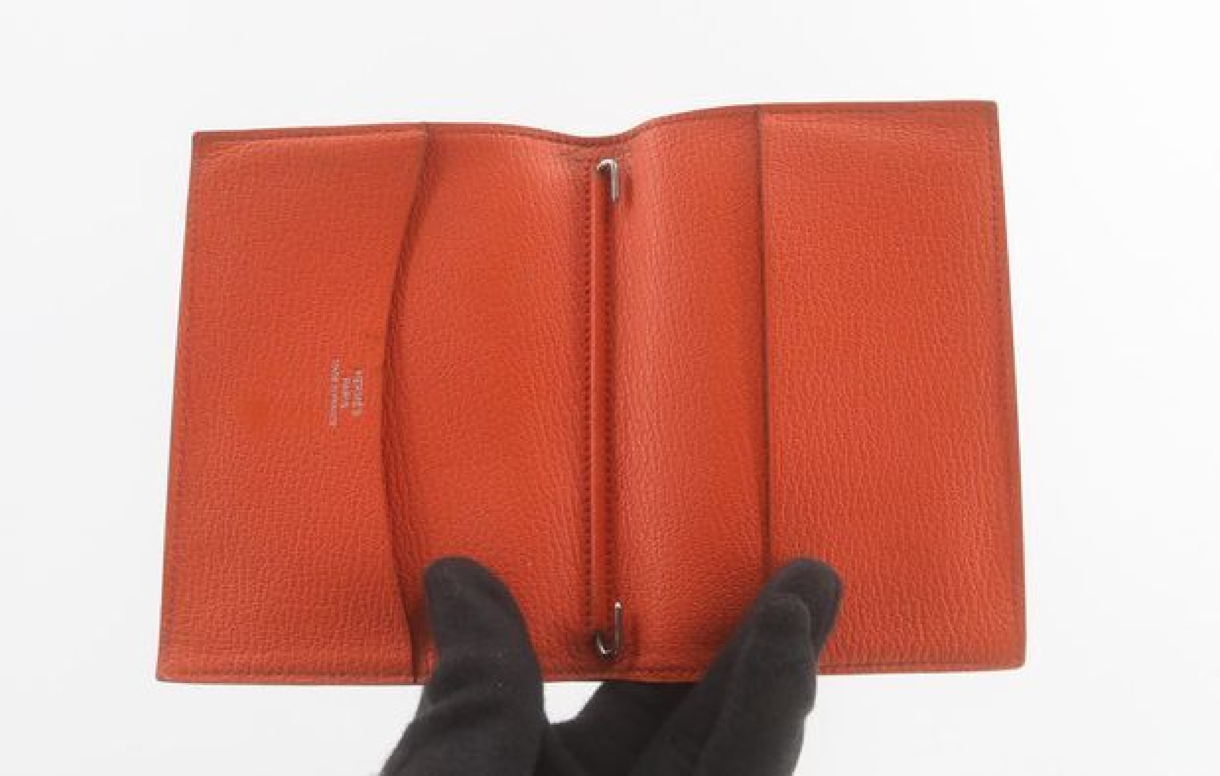 Leather Notebook Cover with T Stamp — view 2