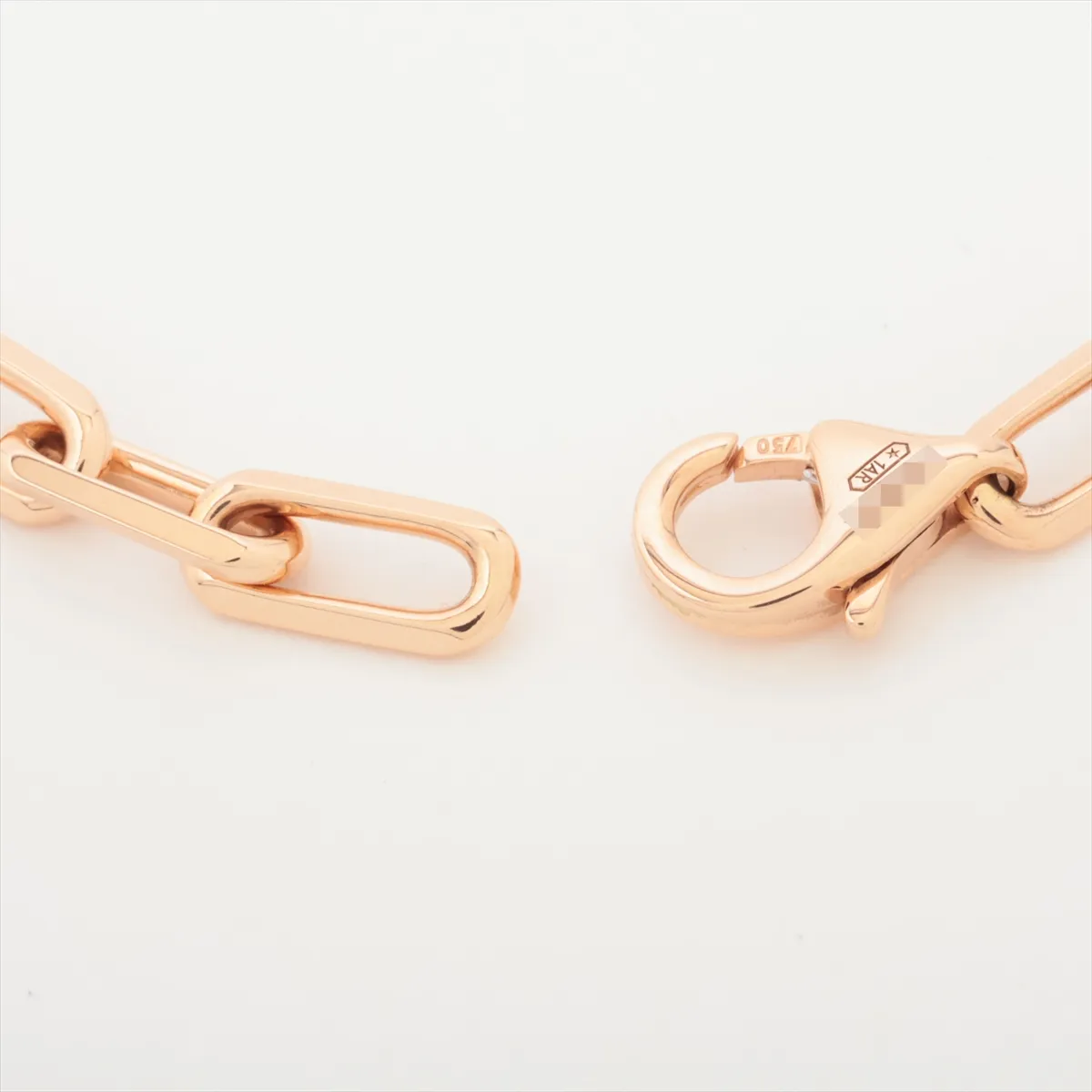 Santos de Cartier bracelet, 750 (PG), 9.2g, 380GOX, loose lobster clasp. — view 3