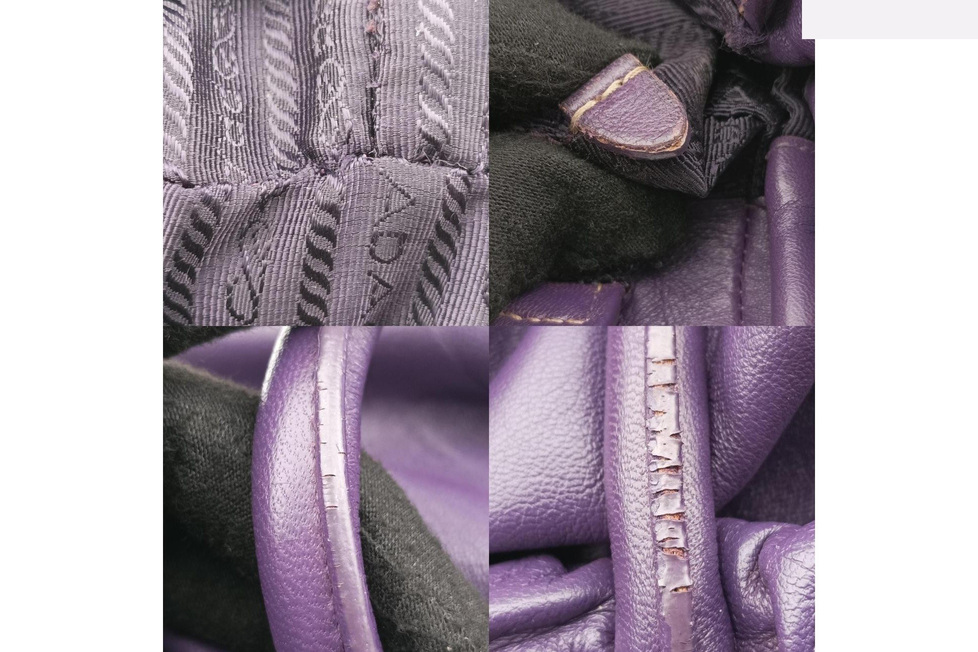 Ribbon Gather Leather Purple — view 9
