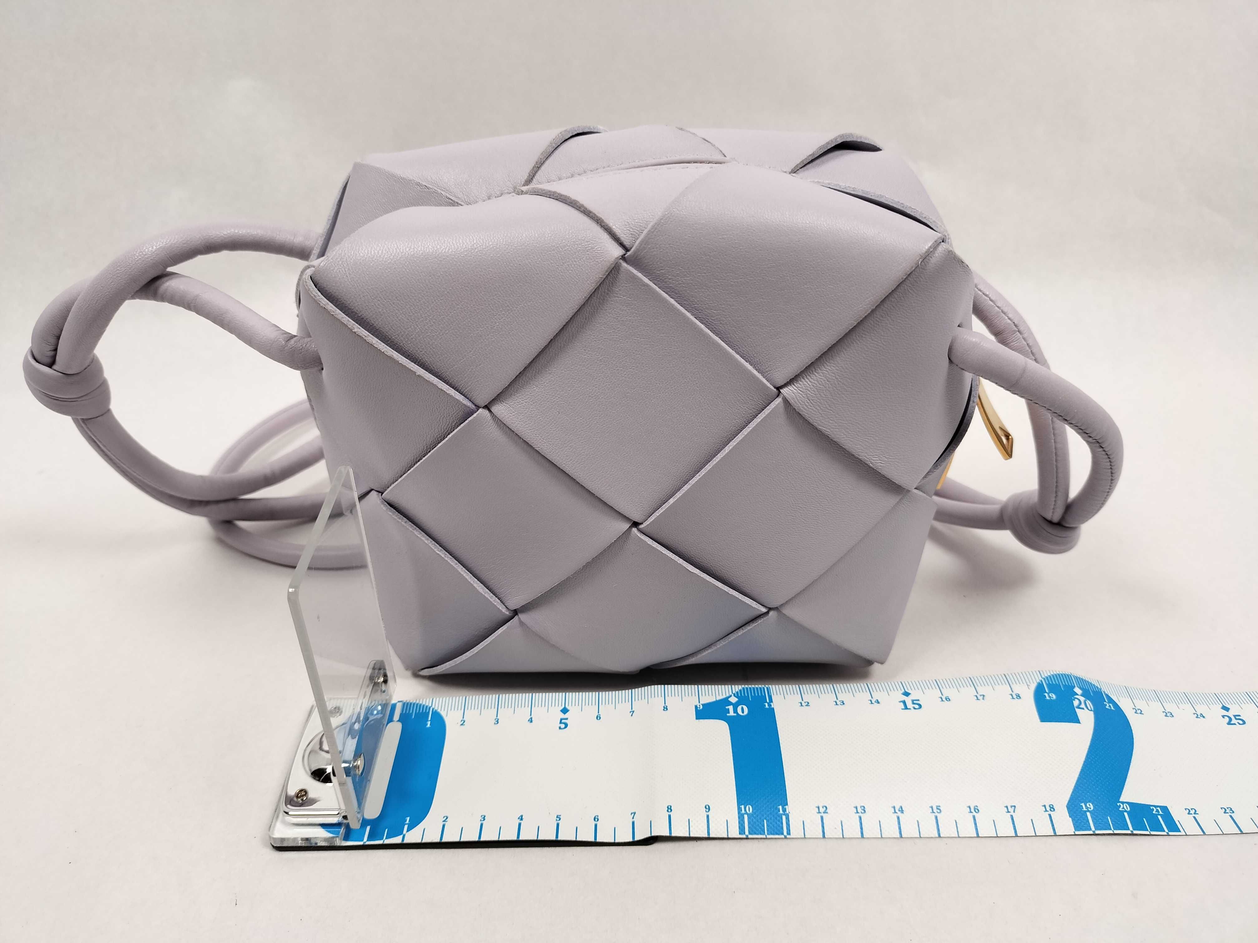 Light Purple Lambskin Cassette Shoulder Bag — view 2