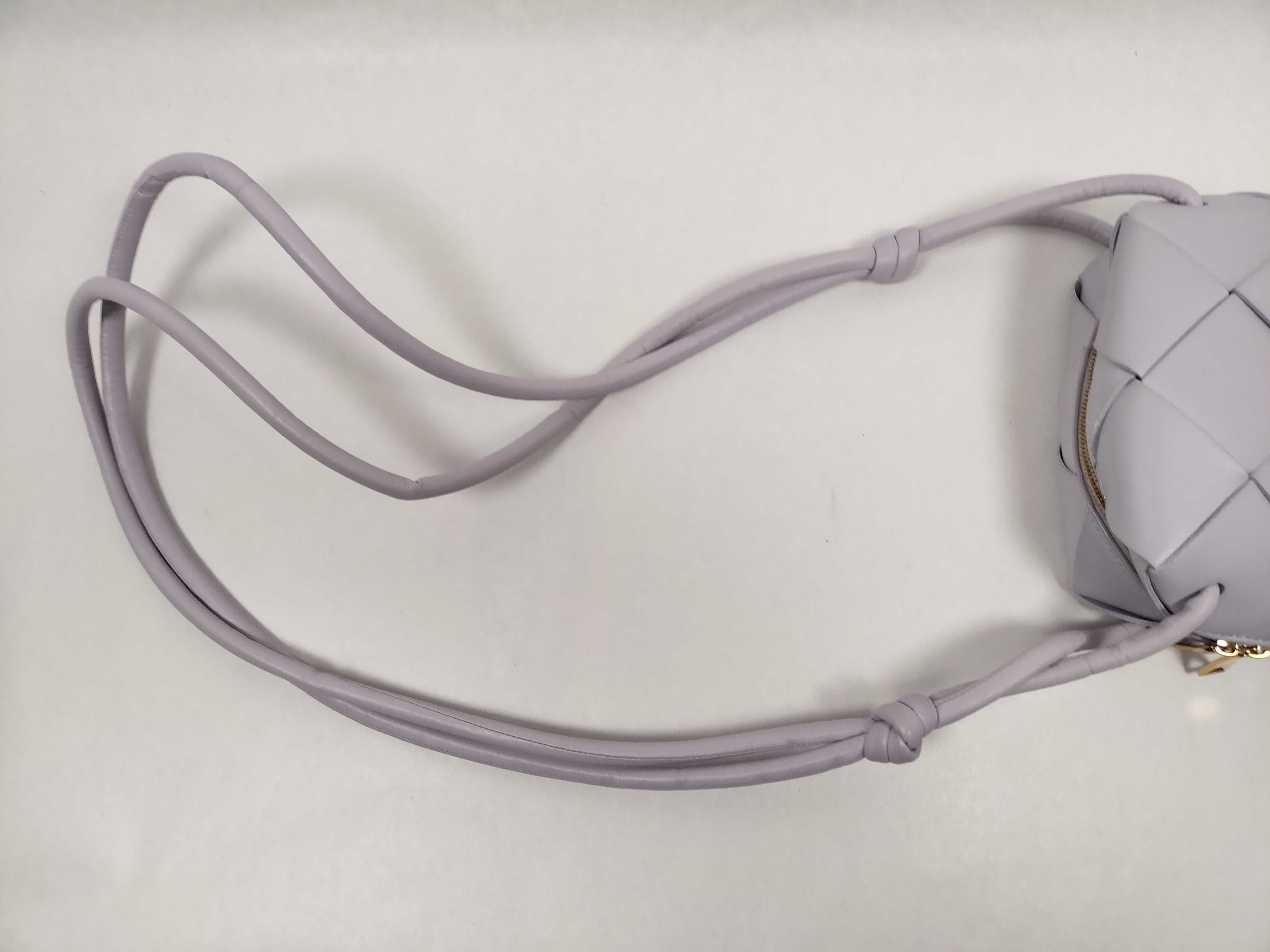 Light Purple Lambskin Cassette Shoulder Bag — view 3