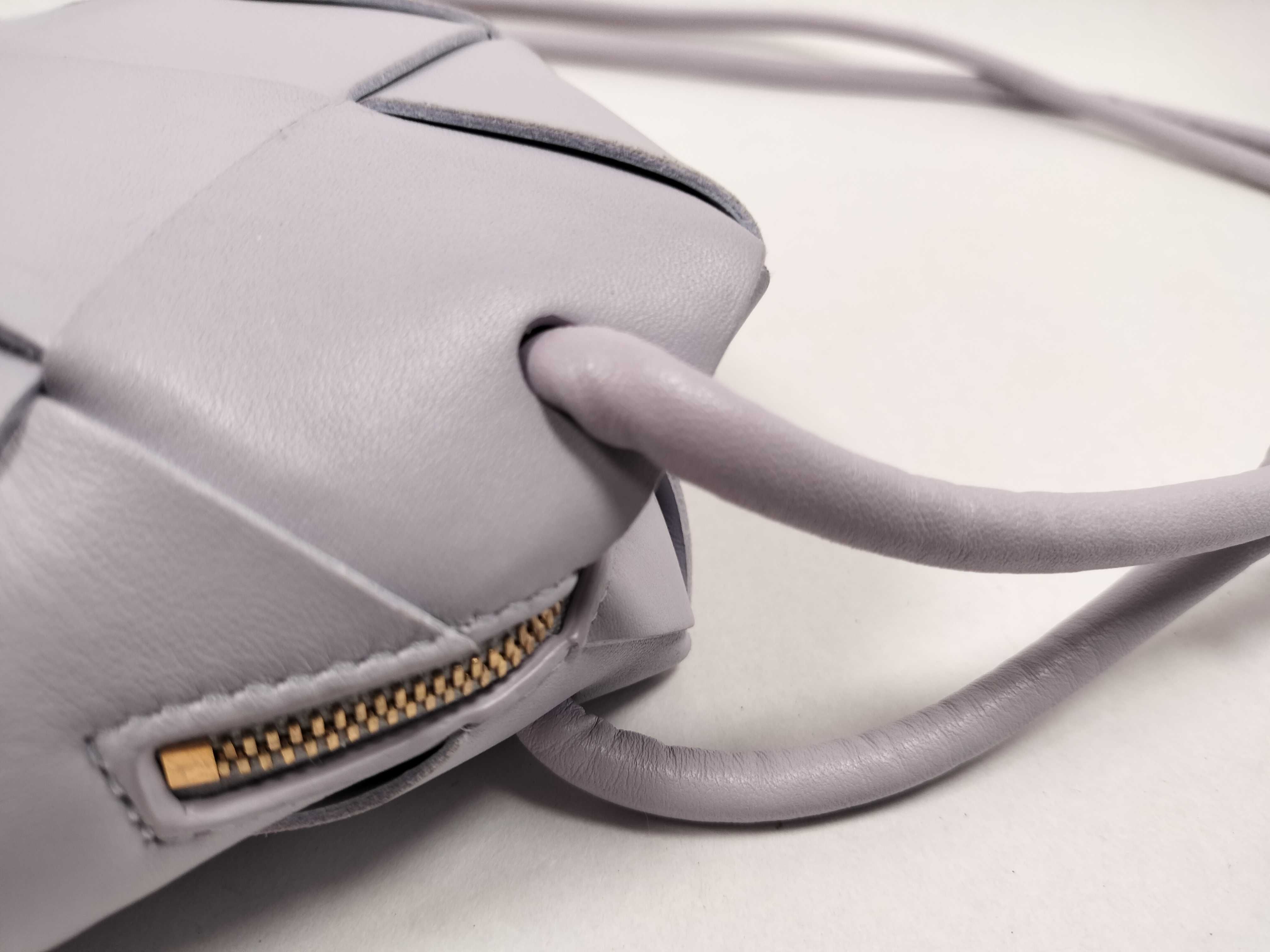 Light Purple Lambskin Cassette Shoulder Bag — view 5