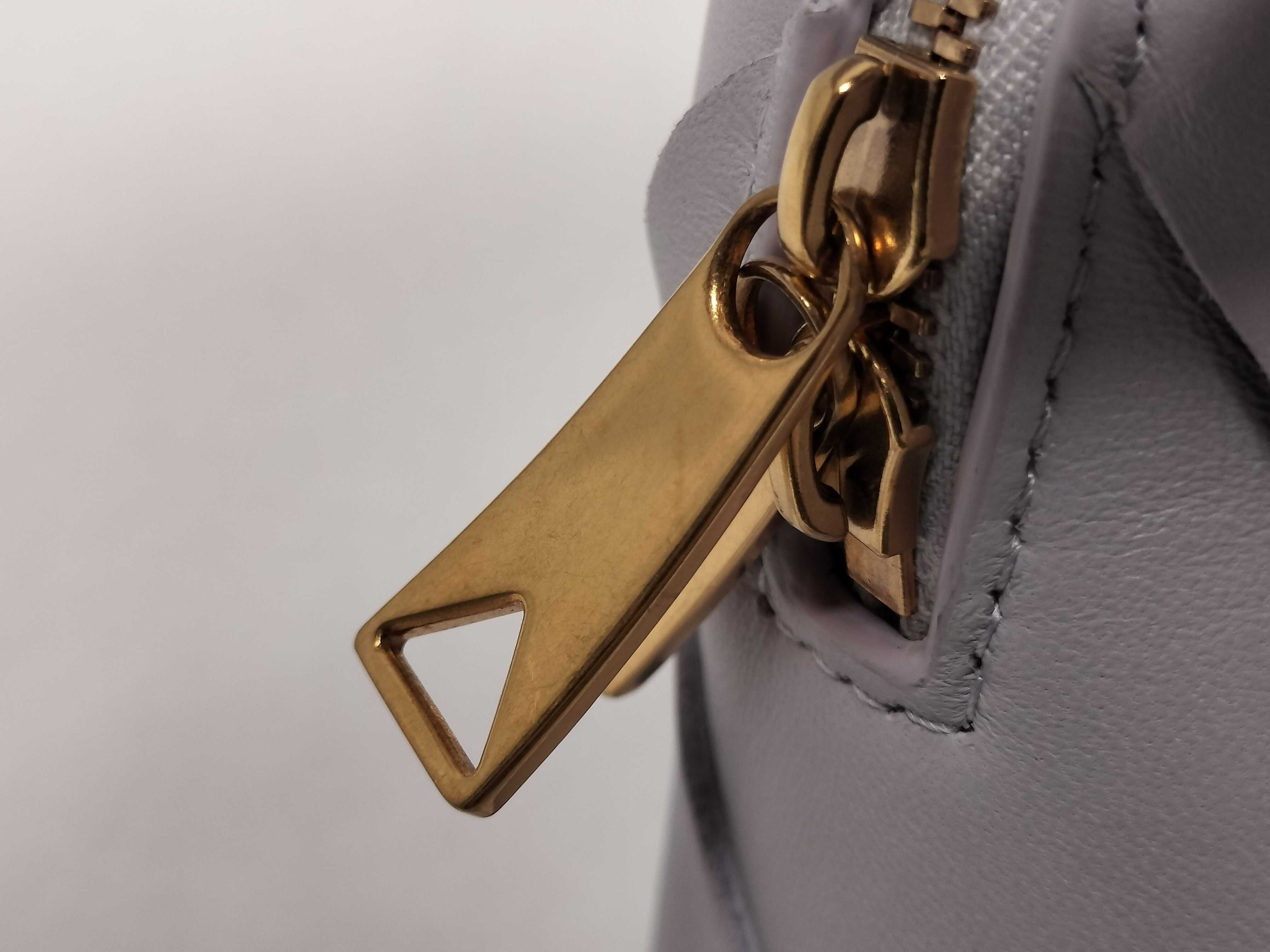 Light Purple Lambskin Cassette Shoulder Bag — view 9