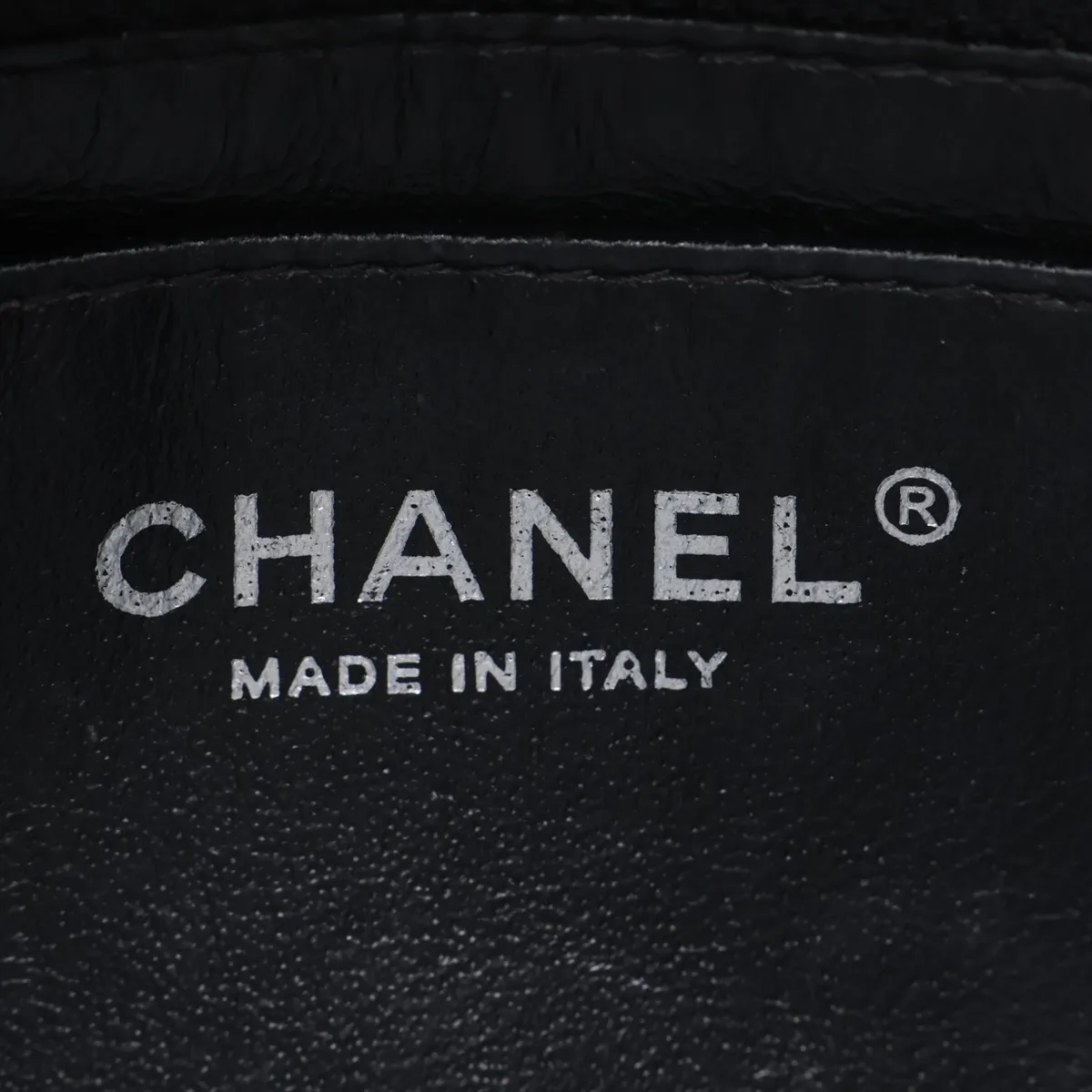 Mini Matelassé 20 Caviar Skin Single Flap Single Chain Bag, Black with Silver Hardware, 21843549, Serial Number 21-A69900 — view 9