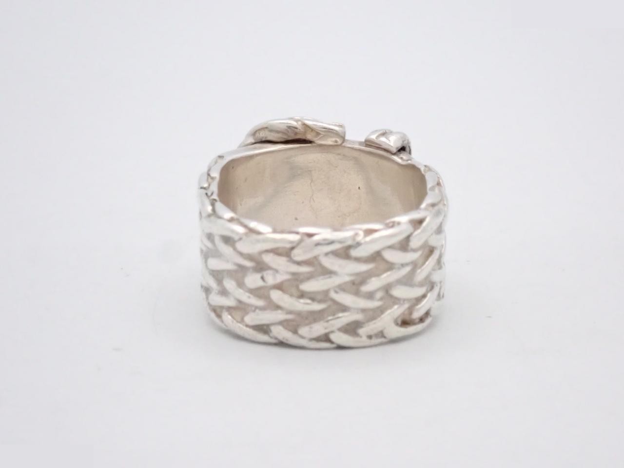 Diane ring, size 56, 925 sterling silver, 13.4g — view 2