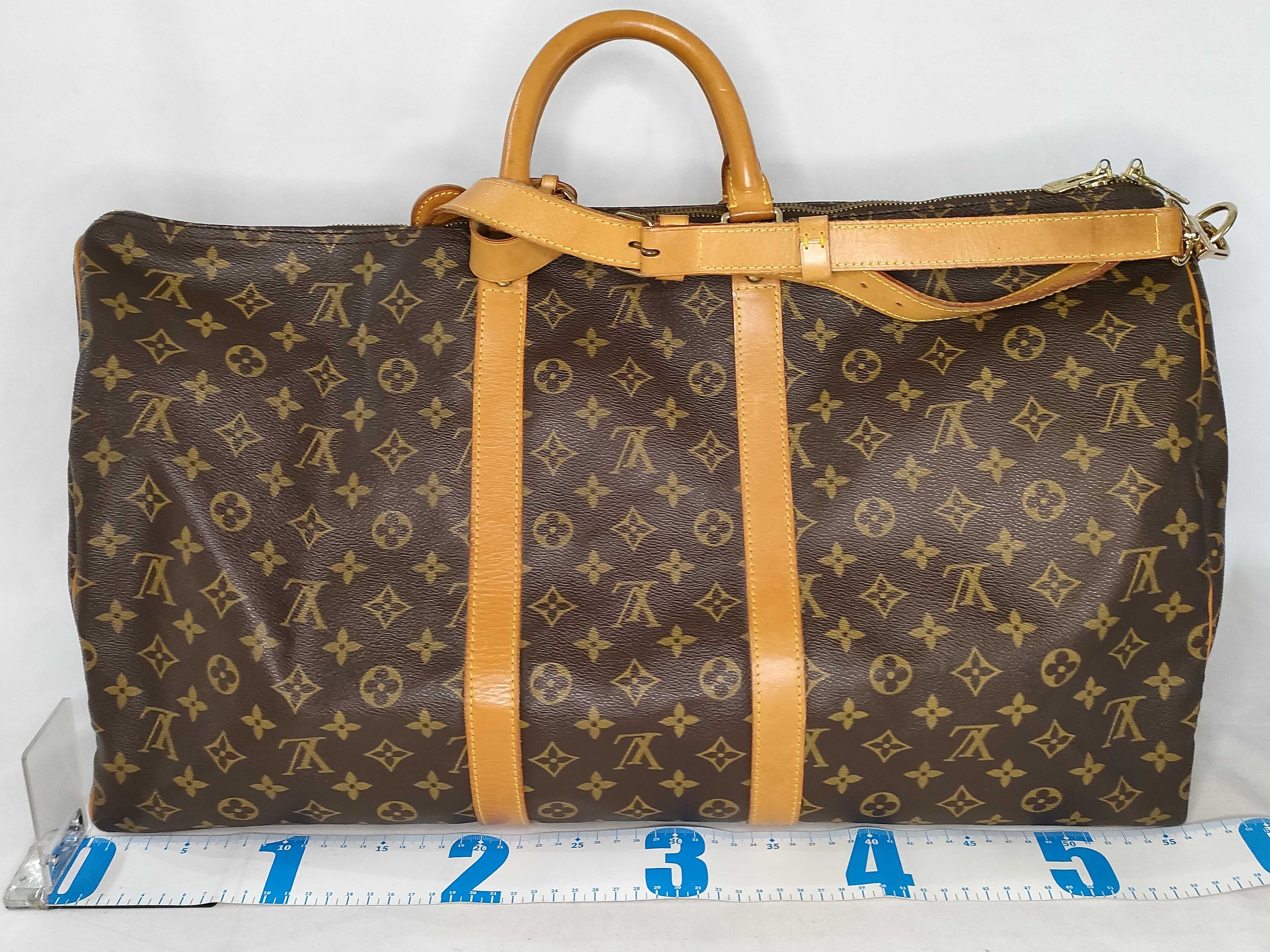 Monogram Keepall Bandoulière 55 M41414 Brown SD1907 Boston Bag — view 2