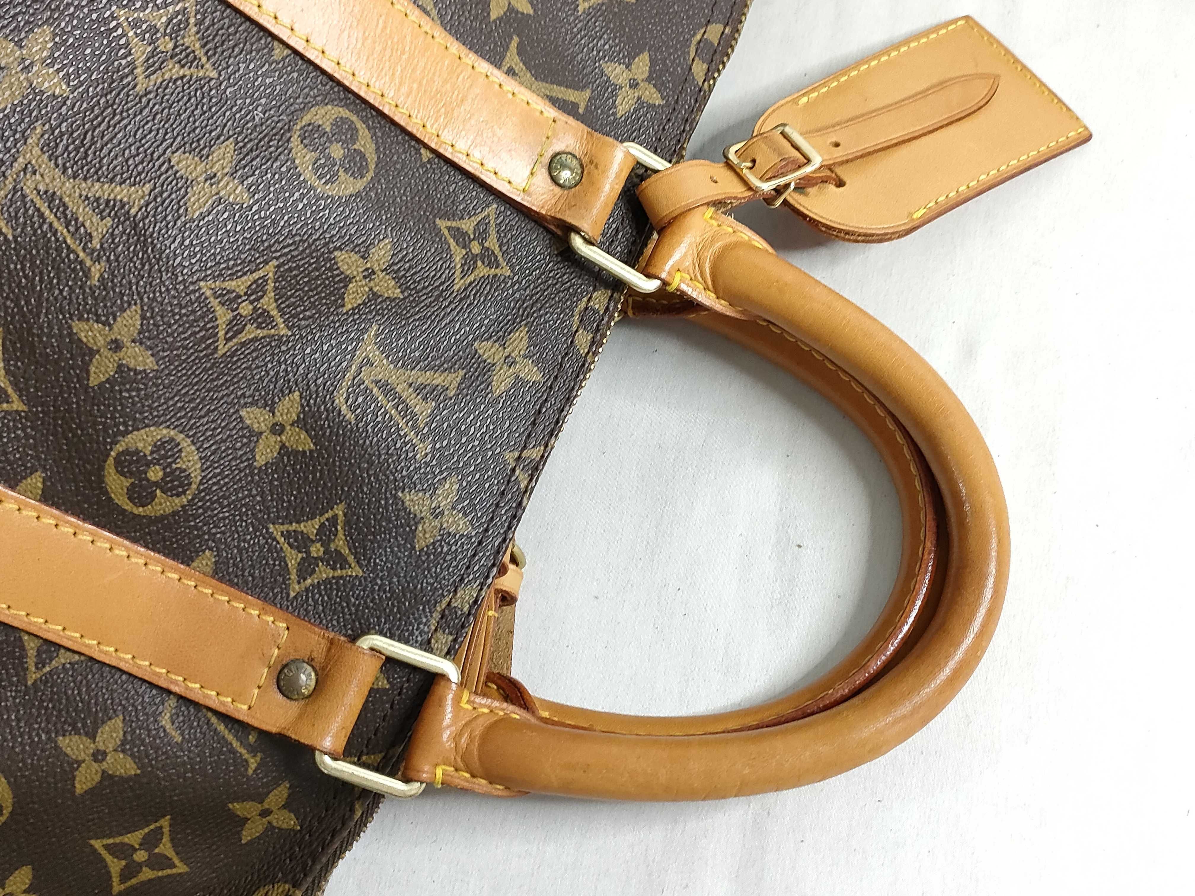 Monogram Keepall Bandoulière 55 M41414 Brown SD1907 Boston Bag — view 3